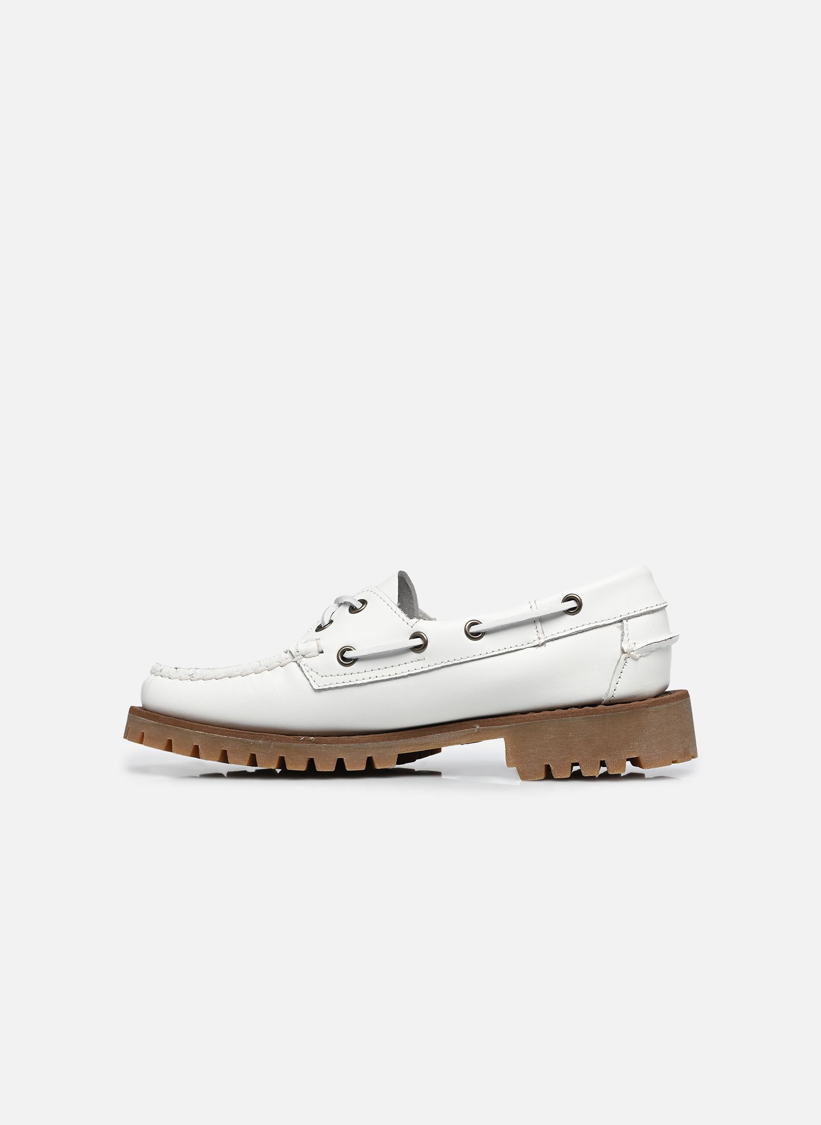 Mocassins Ranger Tale Woman dames wit Sebago Mocassins Ranger Tale Woman dames wit White - Gum