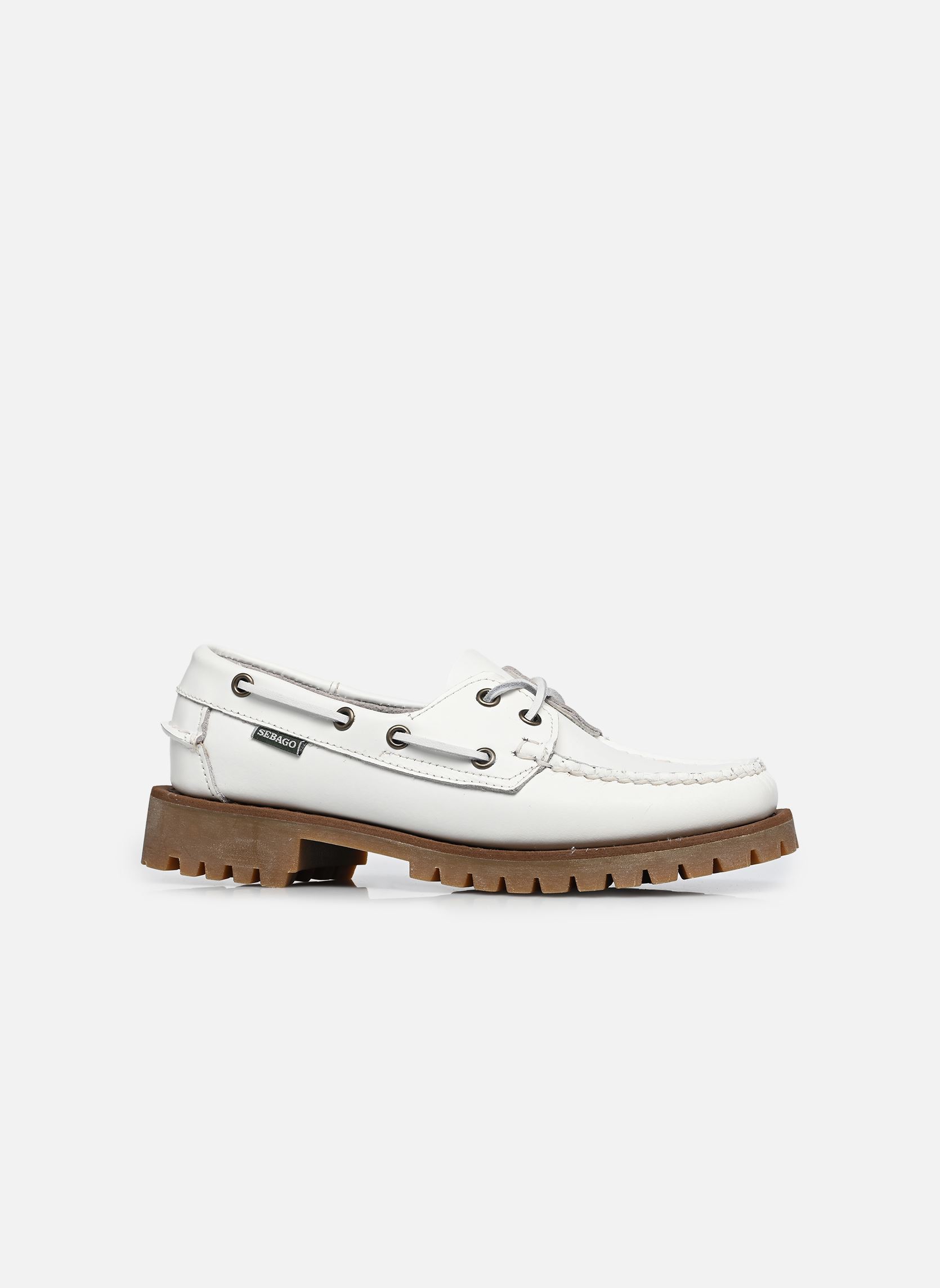 Mocassins Ranger Tale Woman dames wit Sebago Mocassins Ranger Tale Woman dames wit White - Gum