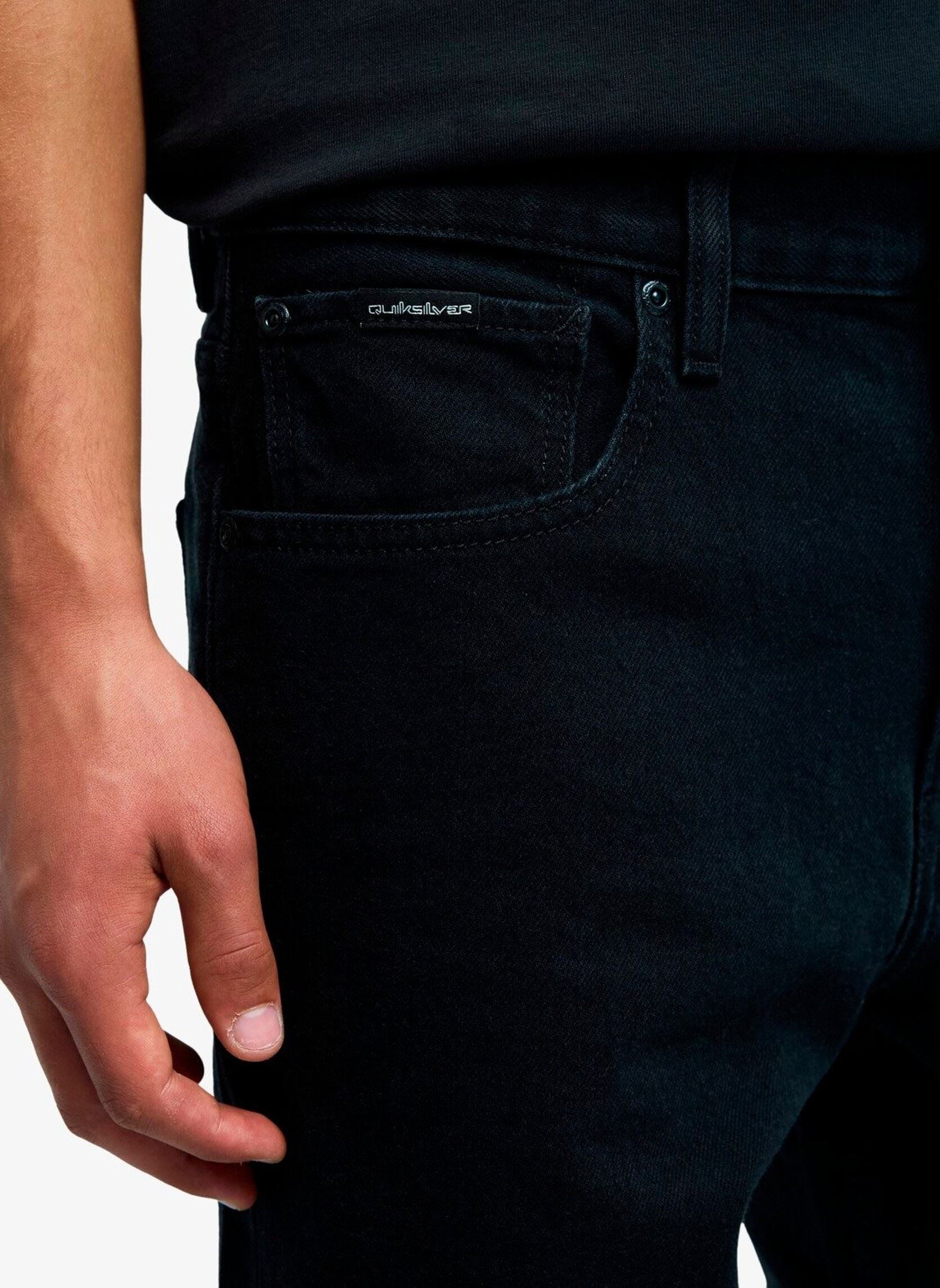 Straight Fit Jeans Quiksilver Straight Denim herren schwarz Quiksilver Straight Fit Jeans Quiksilver Straight Denim herren schwarz Black