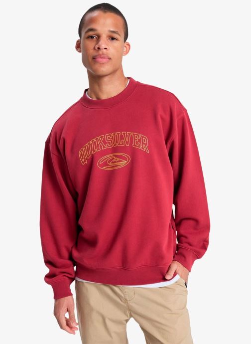 Quiksilver Sweats New Iconic Crew homme rouge