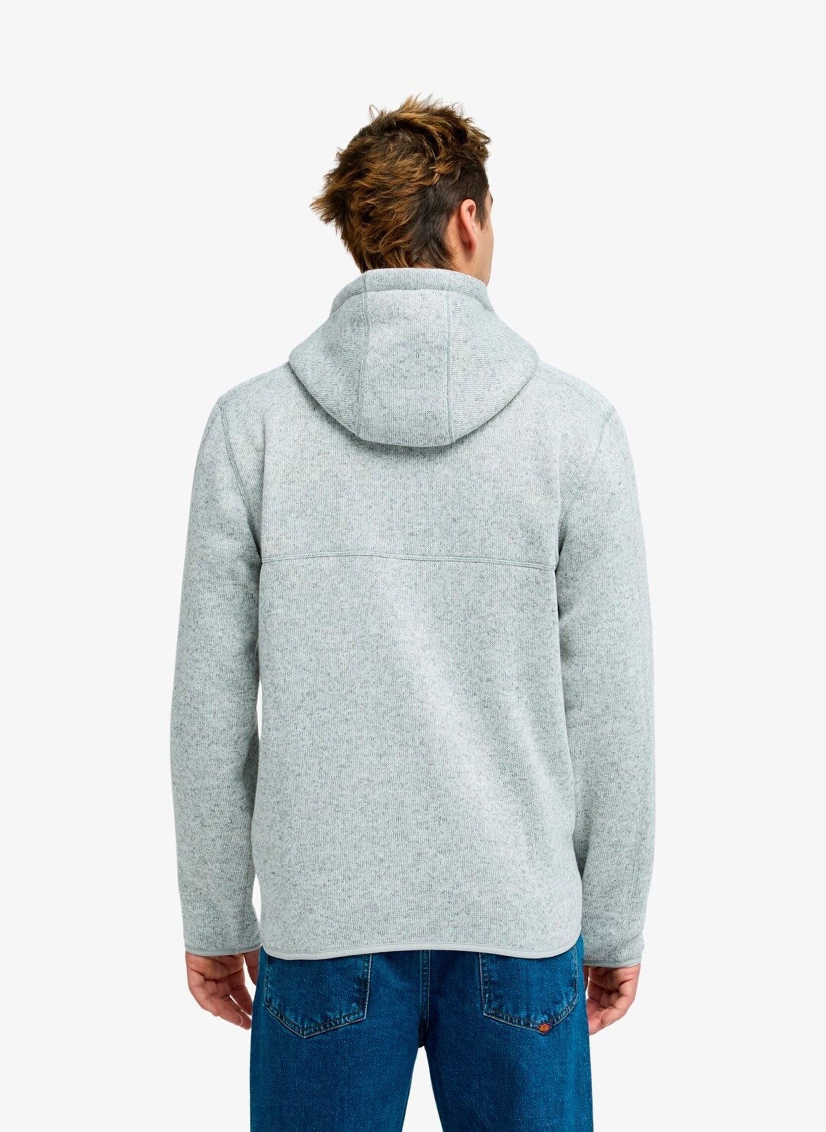 Fleece truien Keller Outdoor heren grijs Quiksilver Fleece truien Keller Outdoor heren grijs Light grey heather