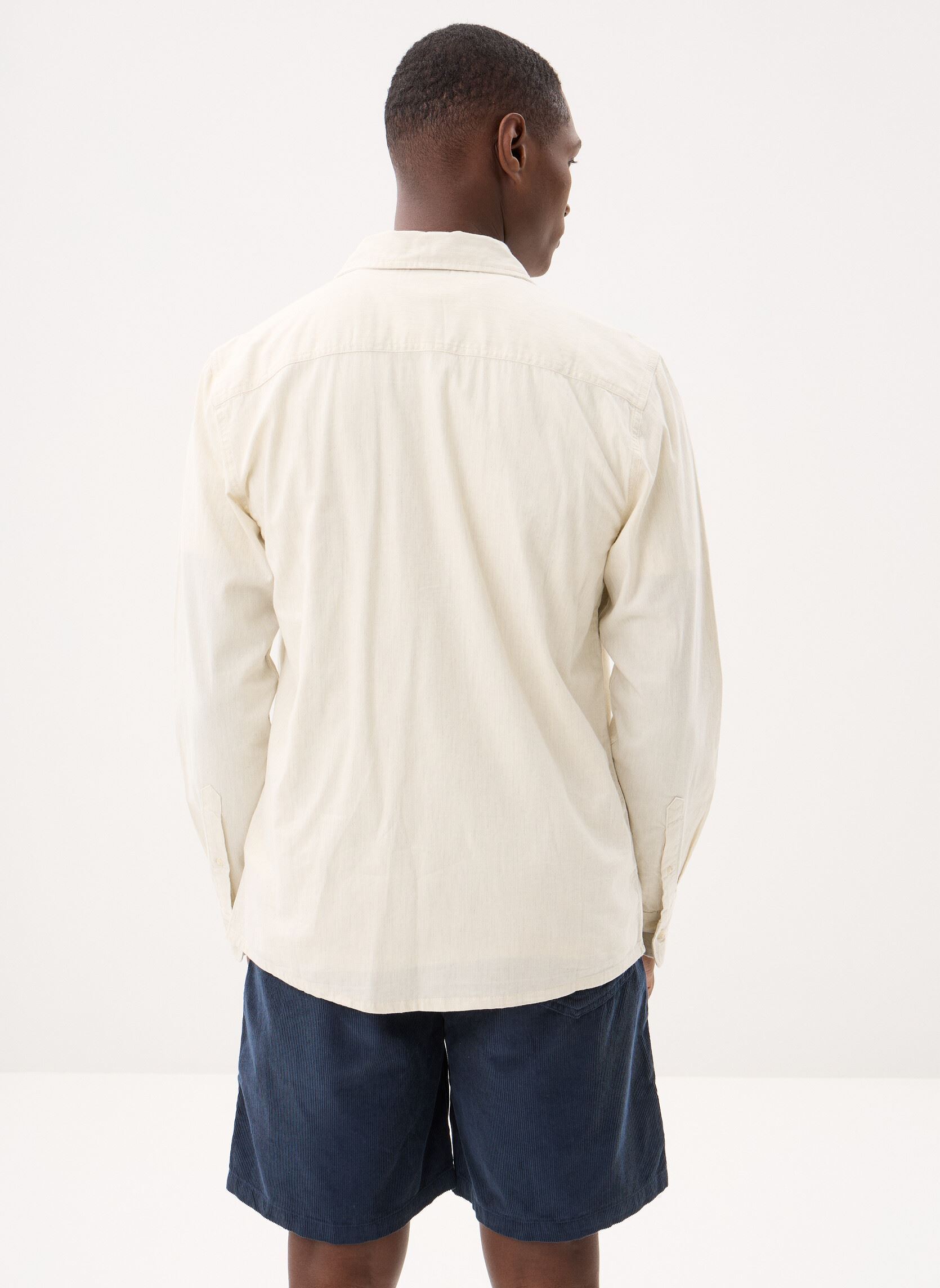 Hemden Mw Premium Stretch Ls heren wit Quiksilver Hemden Mw Premium Stretch Ls heren wit Bone White
