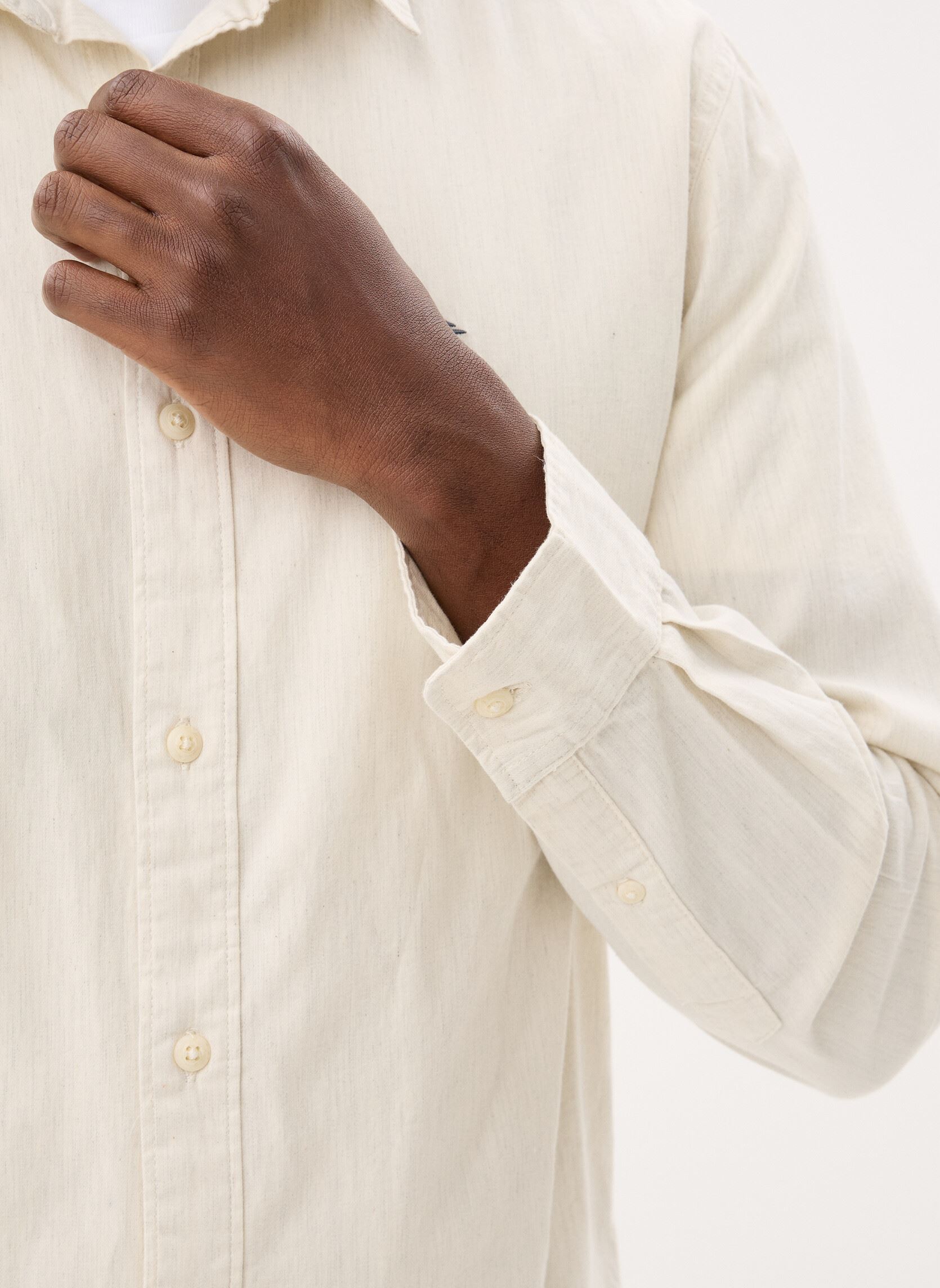 Hemden Mw Premium Stretch Ls heren wit Quiksilver Hemden Mw Premium Stretch Ls heren wit Bone White