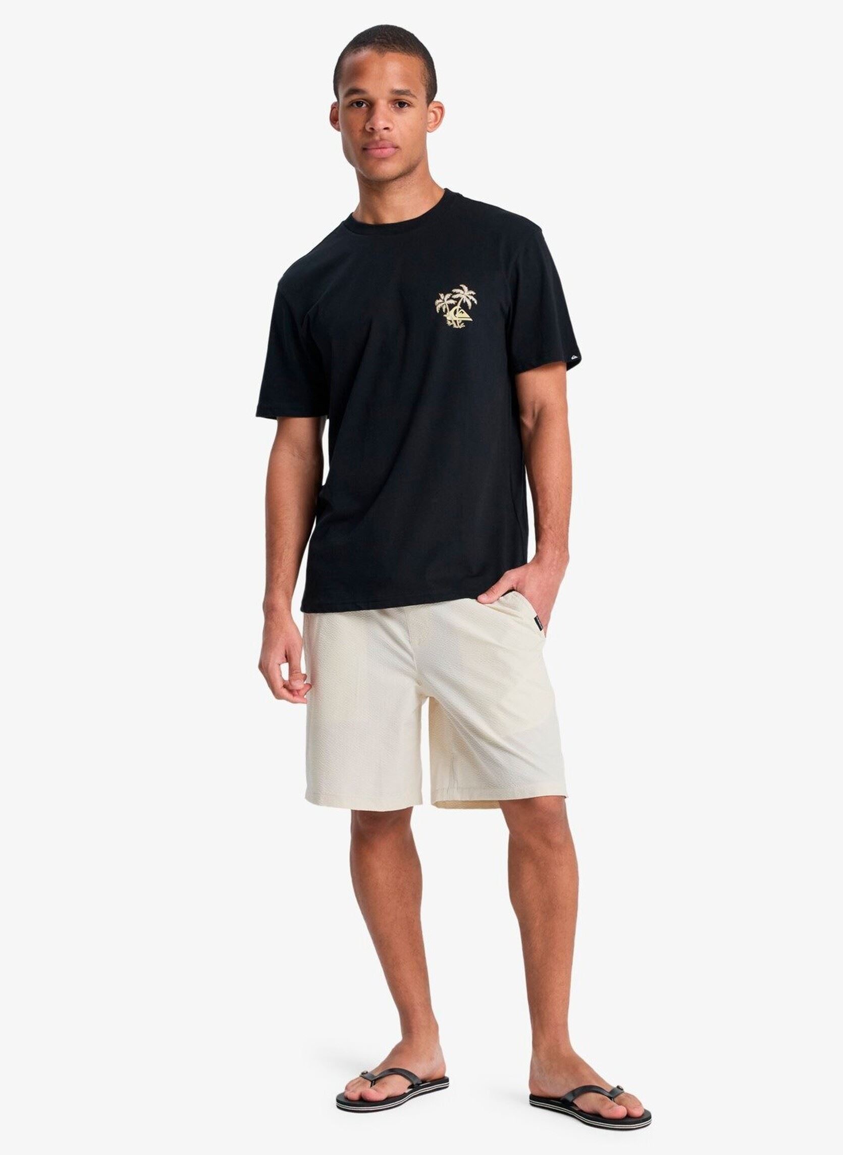 T-shirts met korte mouwen Evo Learning From Nature Ss heren zwart Quiksilver T-shirts met korte mouwen Evo Learning From Nature Ss heren zwart Black