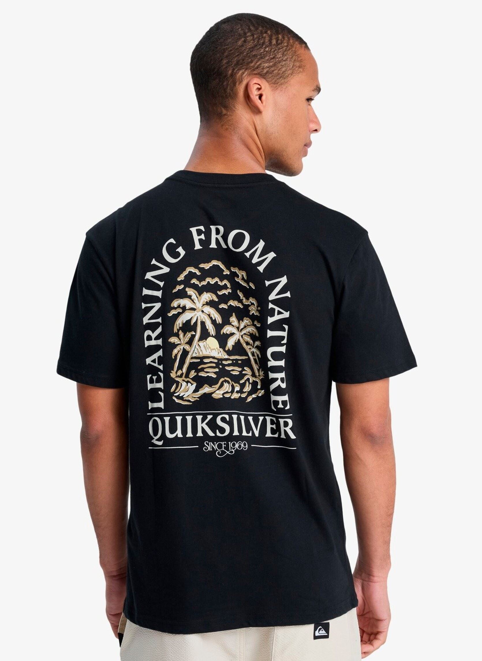 T-shirts met korte mouwen Evo Learning From Nature Ss heren zwart Quiksilver T-shirts met korte mouwen Evo Learning From Nature Ss heren zwart Black