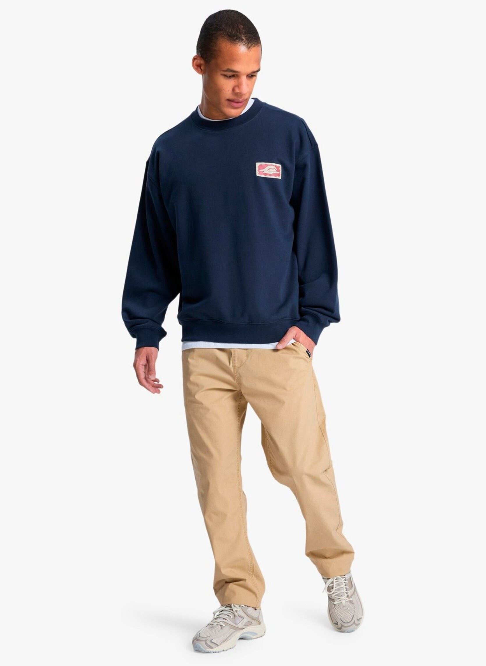 Sweatshirts Elevated Crew herren blau Quiksilver Sweatshirts Elevated Crew herren blau Dark Navy