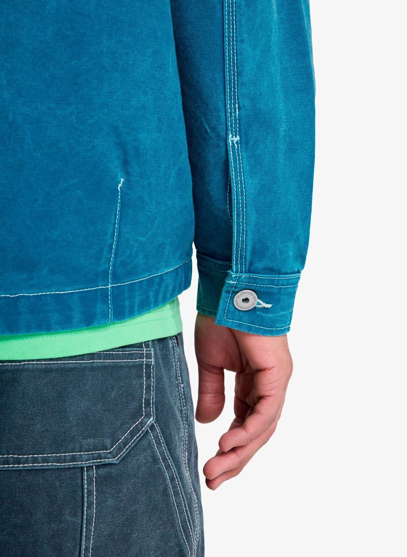 Vestes en jean Shaper Pad Unlined Jkt homme bleu Quiksilver Vestes en jean Shaper Pad Unlined Jkt homme bleu Dark Denim