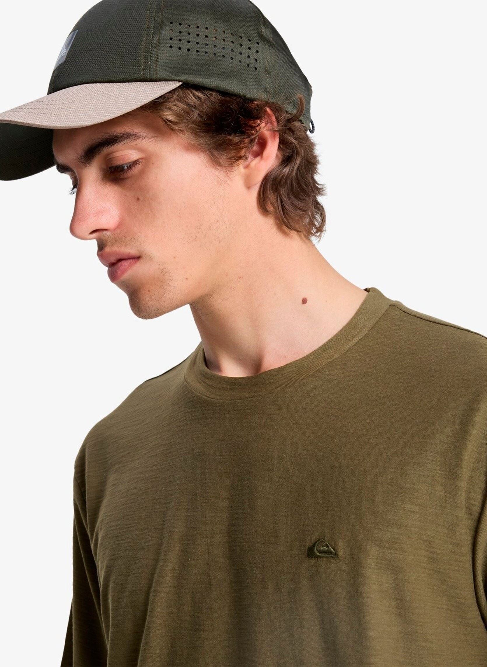 Kurzarm-T-Shirts Slub Roundneck herren grün Quiksilver Kurzarm-T-Shirts Slub Roundneck herren grün grape leaf