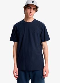 Kurzarm-T-Shirts Slub Roundneck herren grün