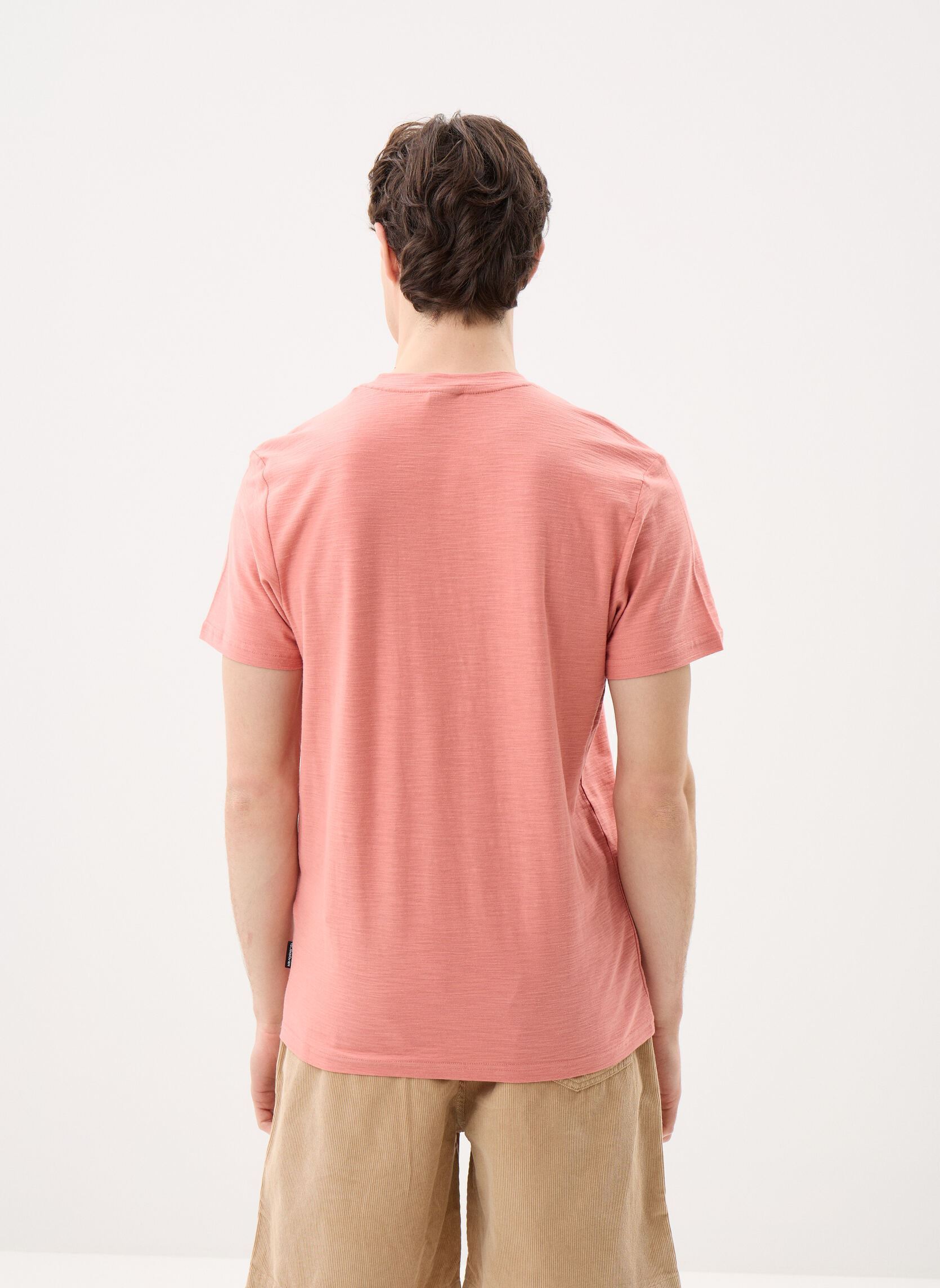 Tee-shirts manches courtes Slub Roundneck homme orange Quiksilver Tee-shirts manches courtes Slub Roundneck homme orange Desert Sand