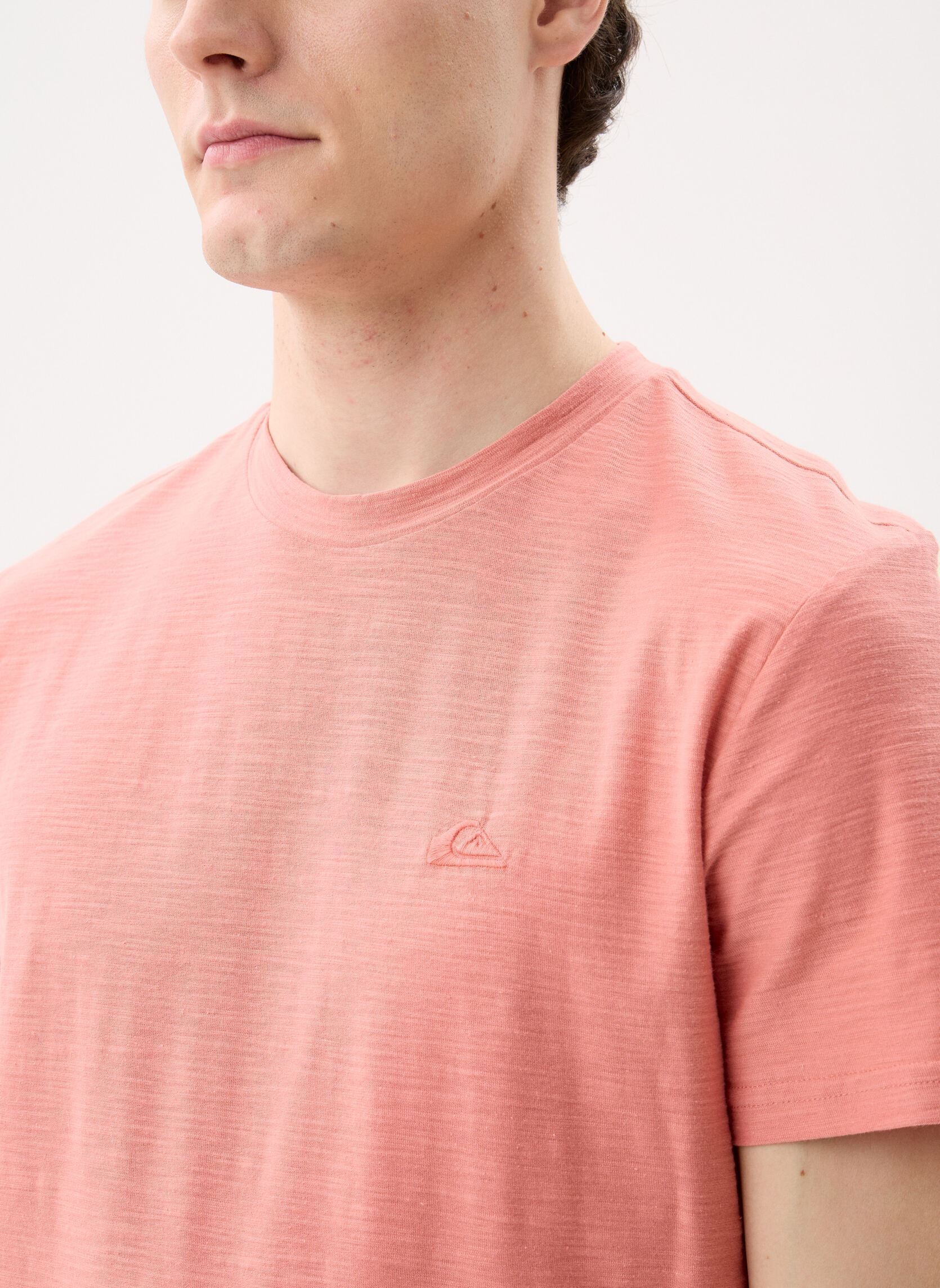 Tee-shirts manches courtes Slub Roundneck homme orange Quiksilver Tee-shirts manches courtes Slub Roundneck homme orange Desert Sand