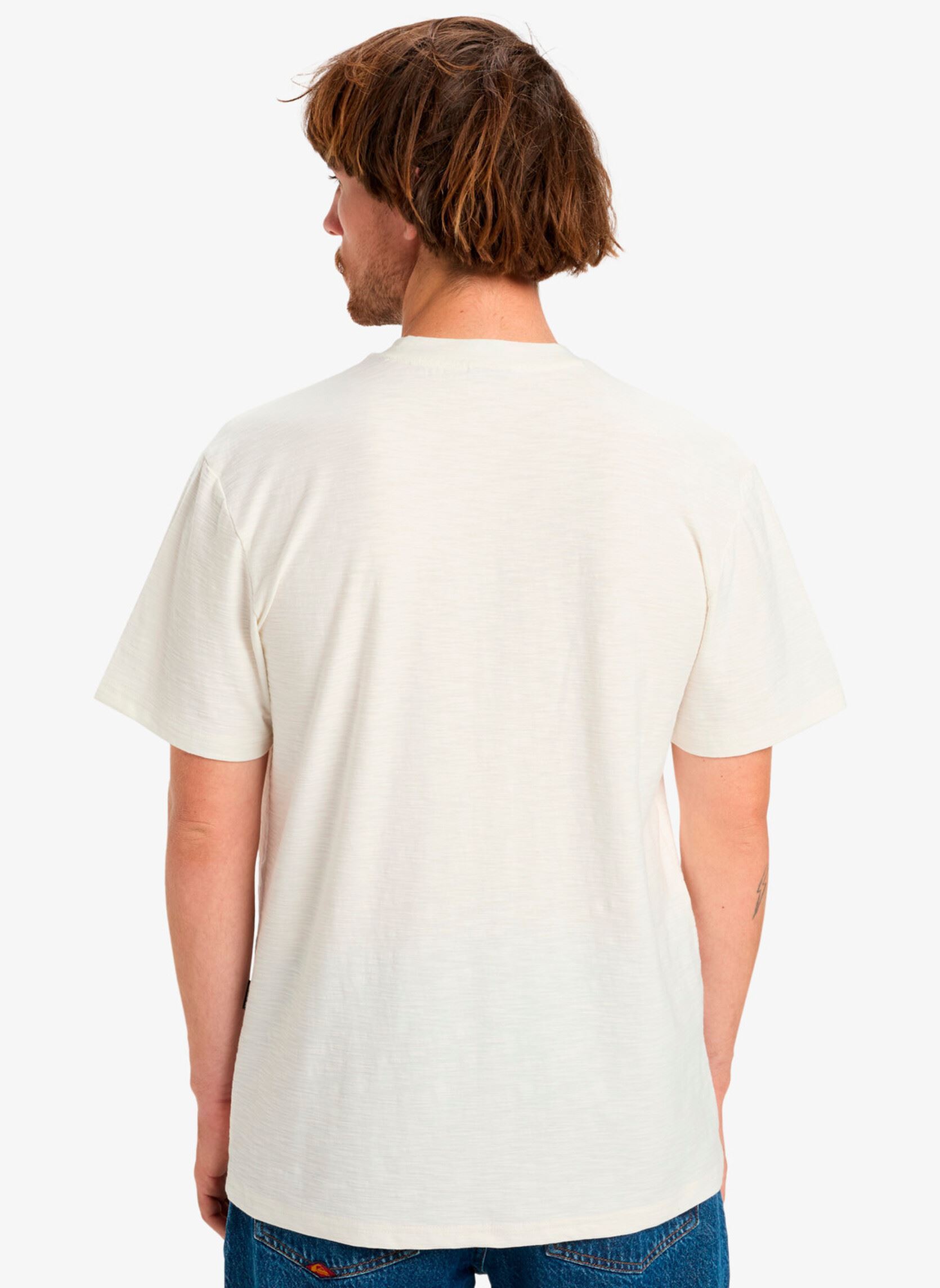 Tee-shirts manches courtes Slub Roundneck homme blanc Quiksilver Tee-shirts manches courtes Slub Roundneck homme blanc SNOW WHITE