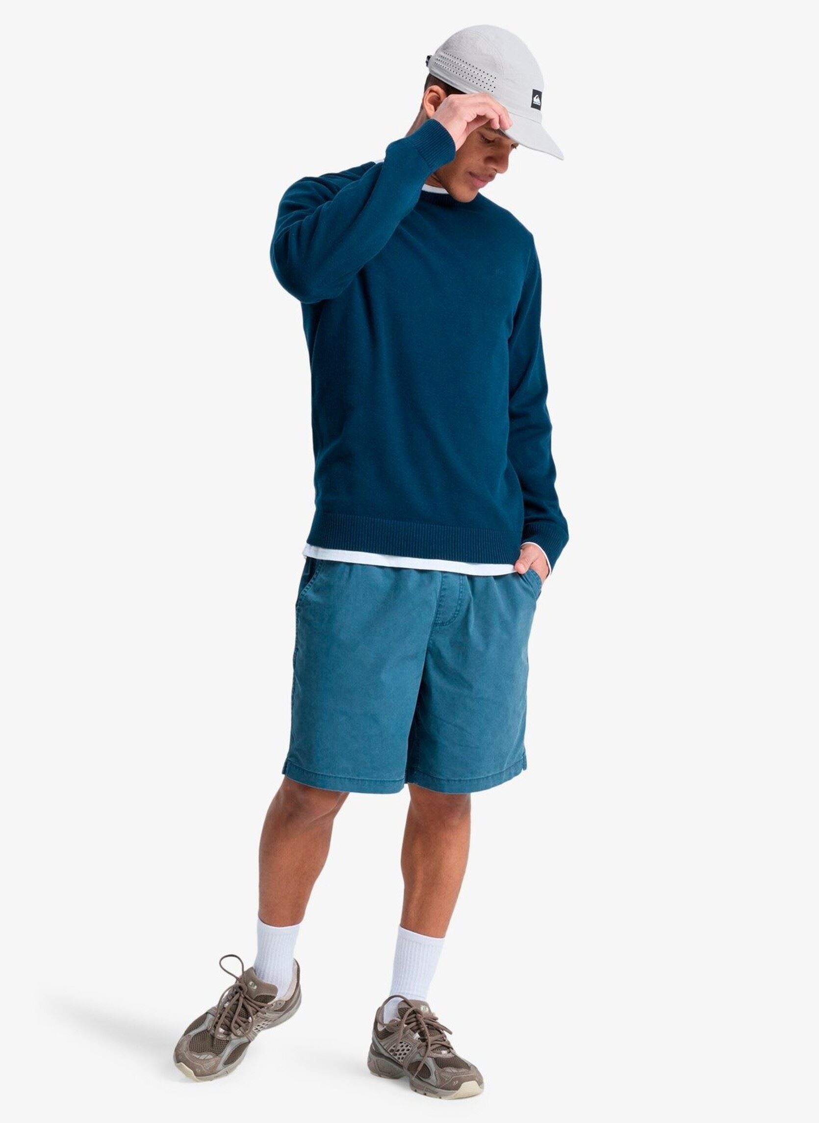 Sweats Salt Water Sweater Light homme bleu Quiksilver Sweats Salt Water Sweater Light homme bleu DARK NAVY