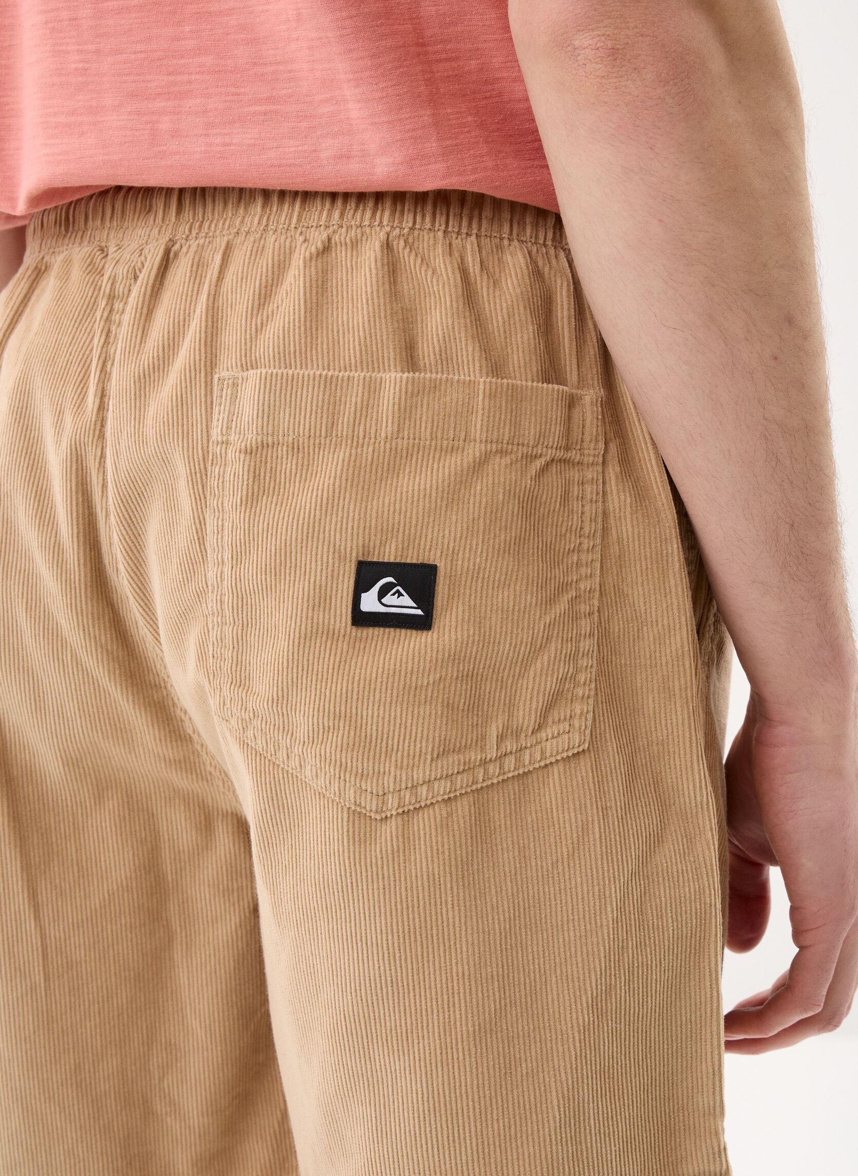 Bermudas Taxer Cord Ws homme beige Quiksilver Bermudas Taxer Cord Ws homme beige KHAKI