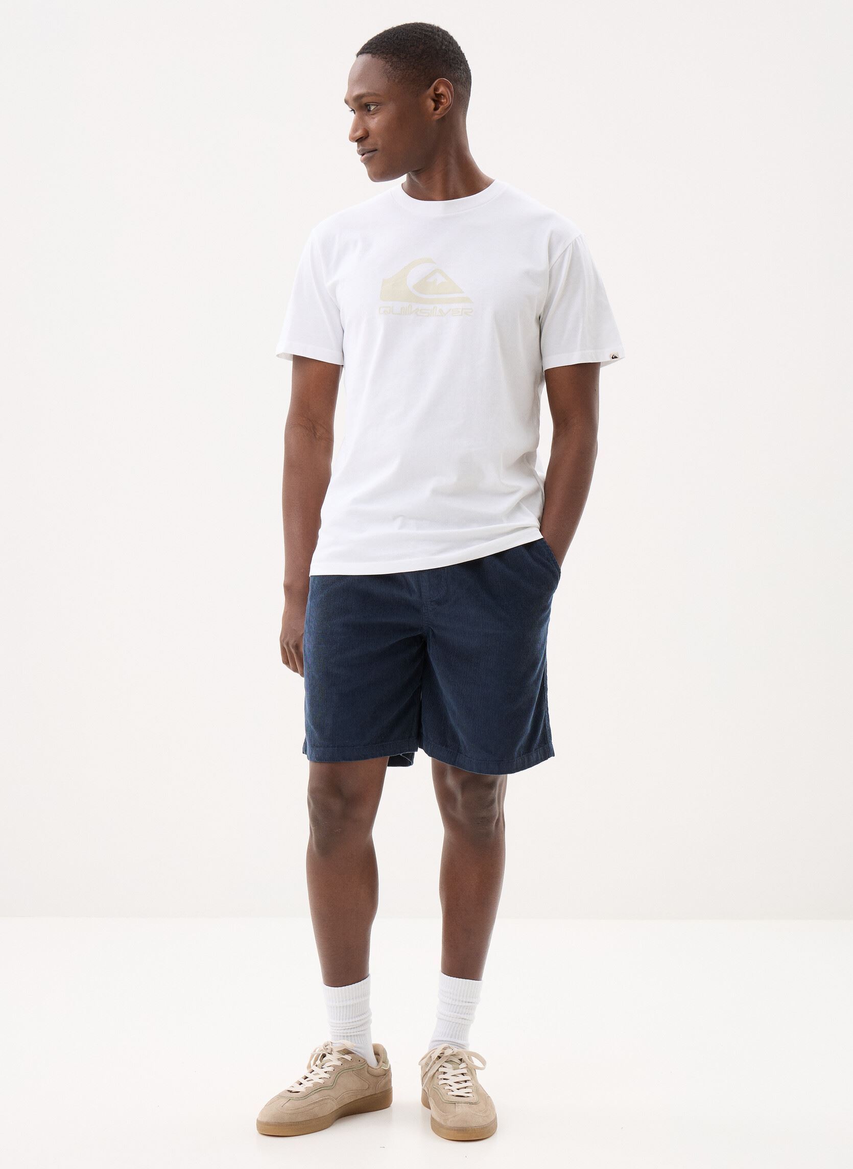 Bermuda's Taxer Cord Ws heren blauw Quiksilver Bermuda's Taxer Cord Ws heren blauw Dark Navy