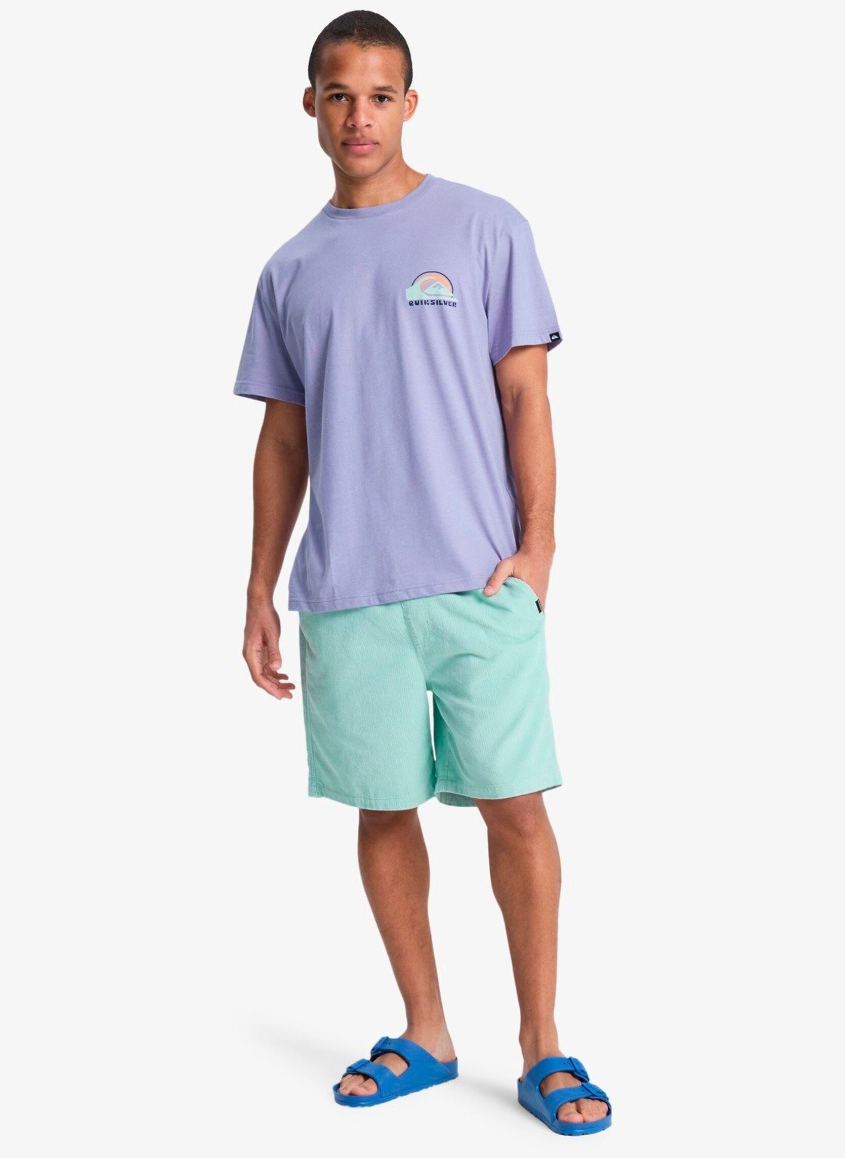 Bermudas Taxer Cord Ws homme bleu Quiksilver Bermudas Taxer Cord Ws homme bleu BLUE HAZE