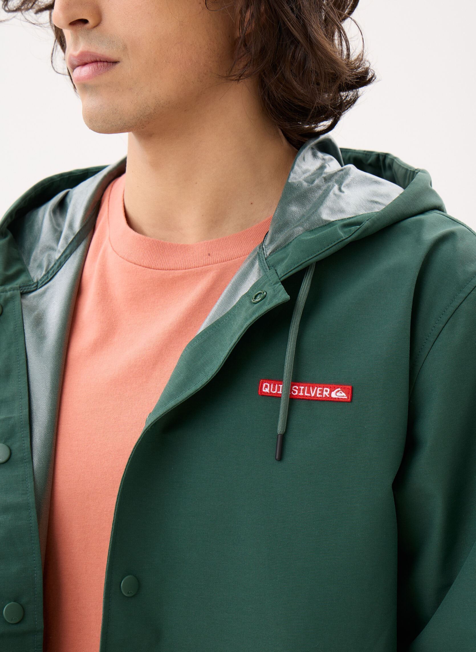 Blousons Rain Cloud 3K Hood homme vert Quiksilver Blousons Rain Cloud 3K Hood homme vert FOREST