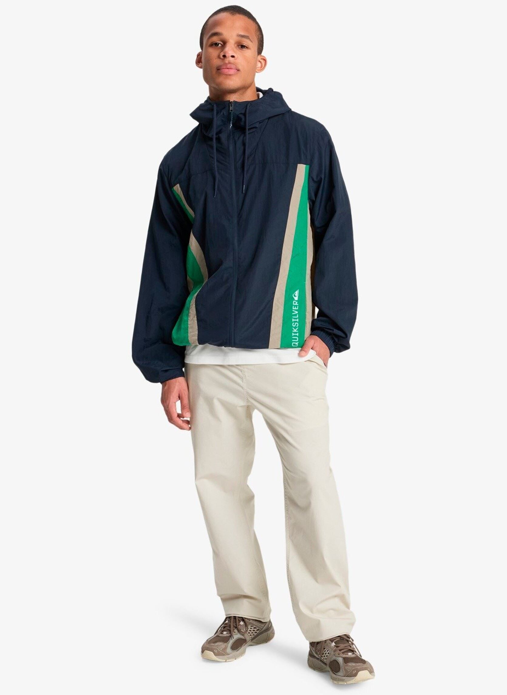 Blousons Clicker Windbreaker homme multicolore Quiksilver Blousons Clicker Windbreaker homme multicolore Dark Navy
