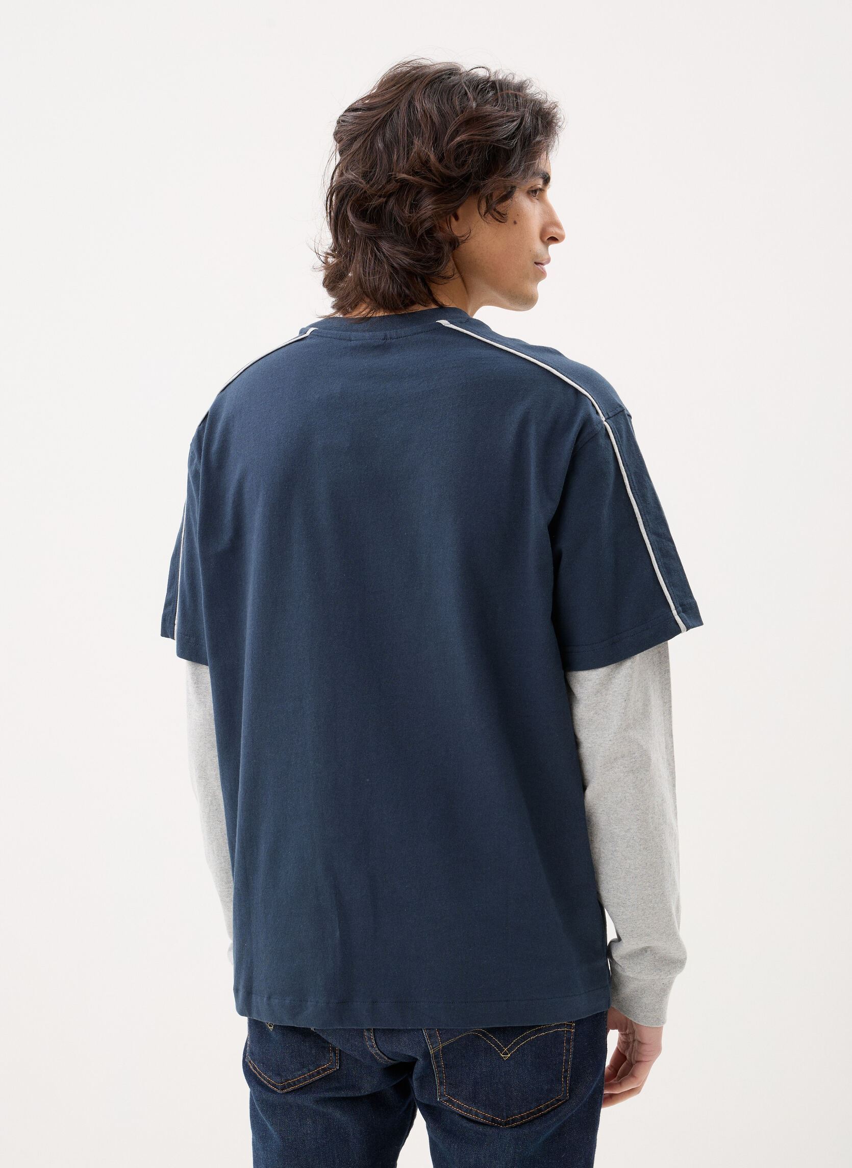Langarm-T-Shirts Noya Double Layer Tee herren blau Quiksilver Langarm-T-Shirts Noya Double Layer Tee herren blau DARK NAVY