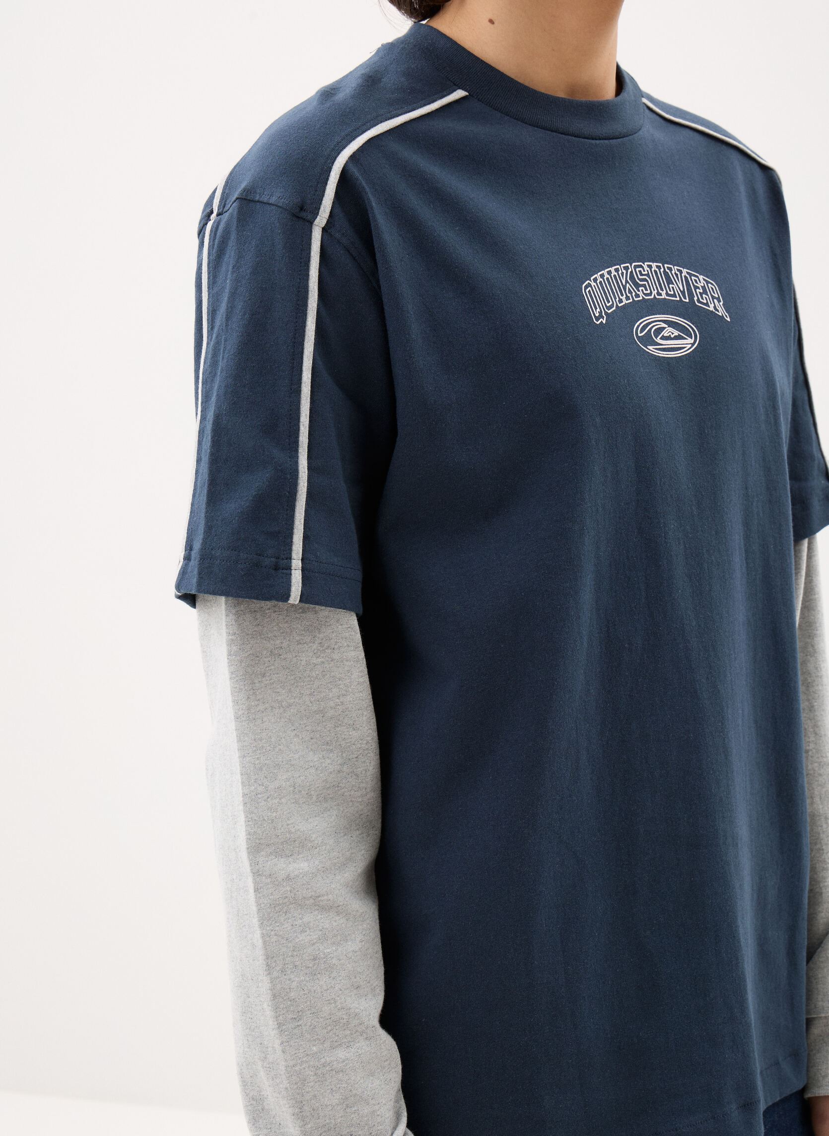 Langarm-T-Shirts Noya Double Layer Tee herren blau Quiksilver Langarm-T-Shirts Noya Double Layer Tee herren blau DARK NAVY