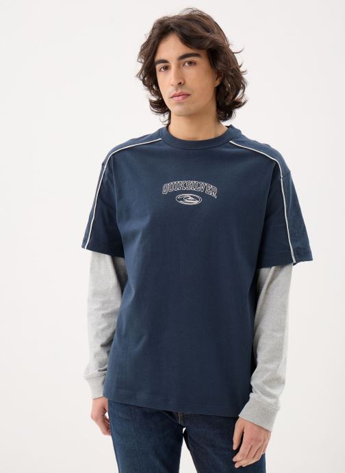Quiksilver Tee-shirts manches longues Noya Double Layer Tee homme bleu