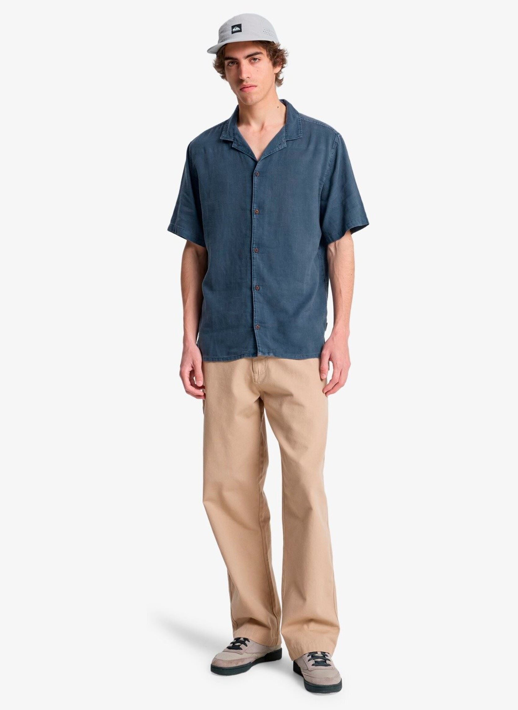 Hemden Sunrise Ss herren blau Quiksilver Hemden Sunrise Ss herren blau Dark Navy