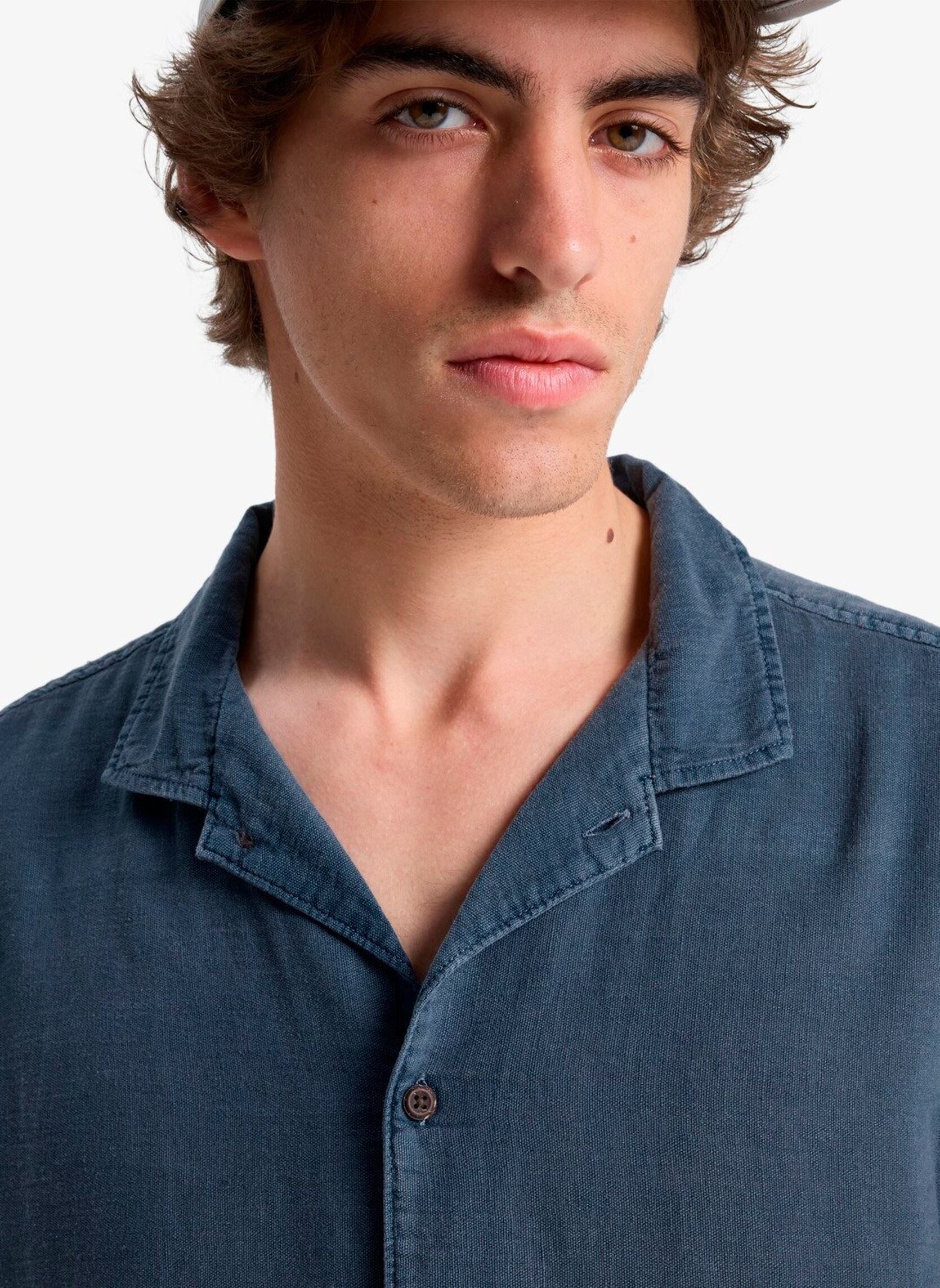 Hemden Sunrise Ss herren blau Quiksilver Hemden Sunrise Ss herren blau Dark Navy