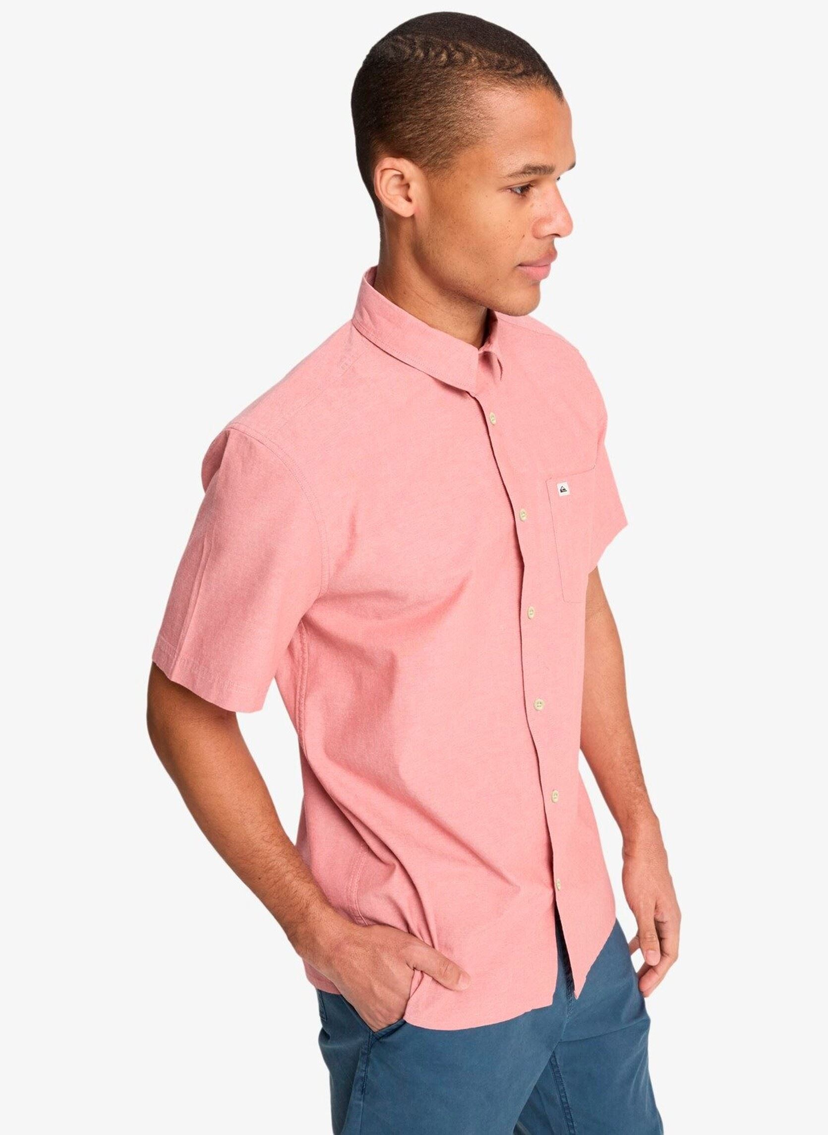 Hemden Drumfins Ss herren rosa Quiksilver Hemden Drumfins Ss herren rosa Desert Sand