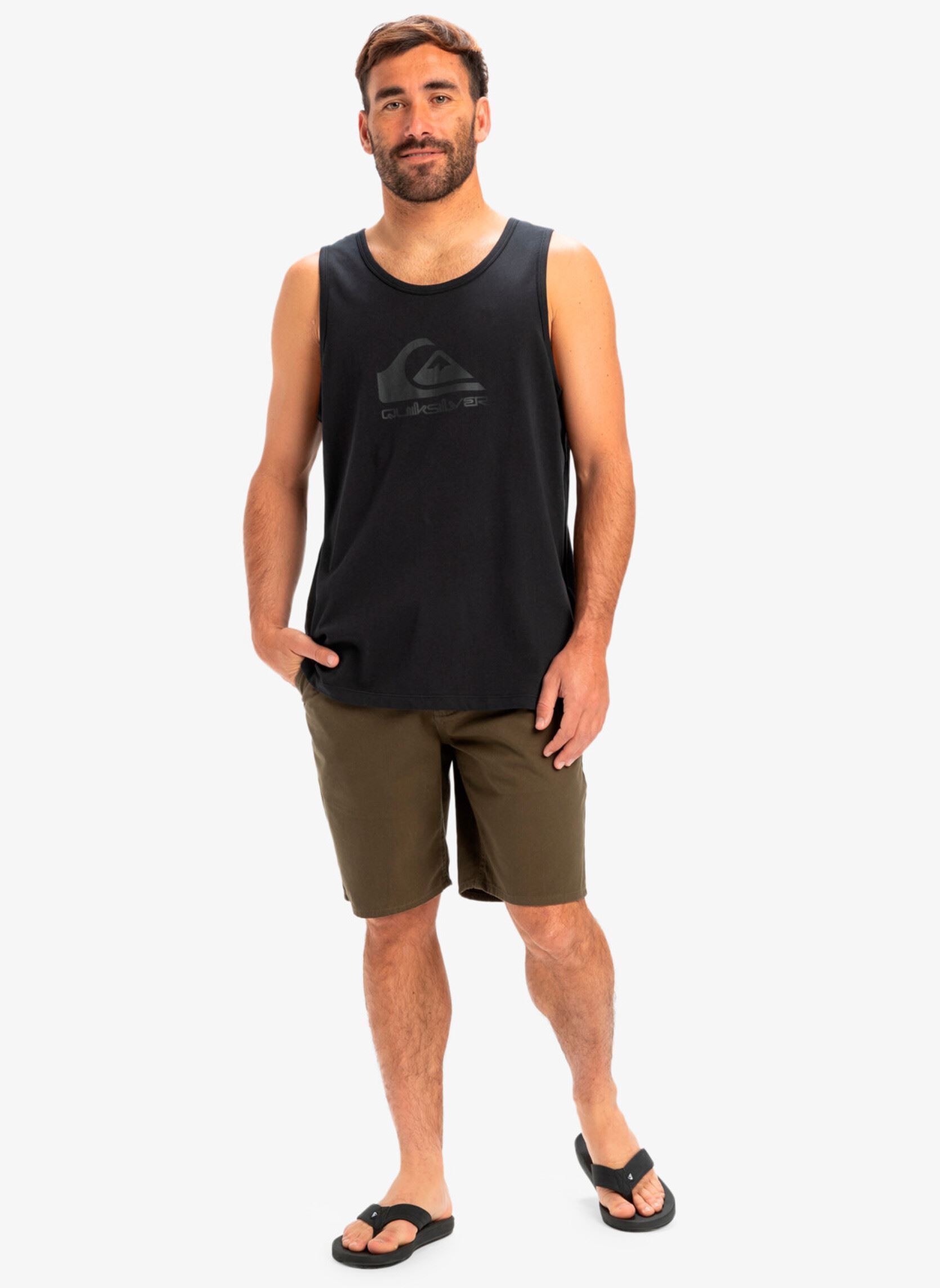 Débardeurs Ev Comp Logo Tank homme noir Quiksilver Débardeurs Ev Comp Logo Tank homme noir Black