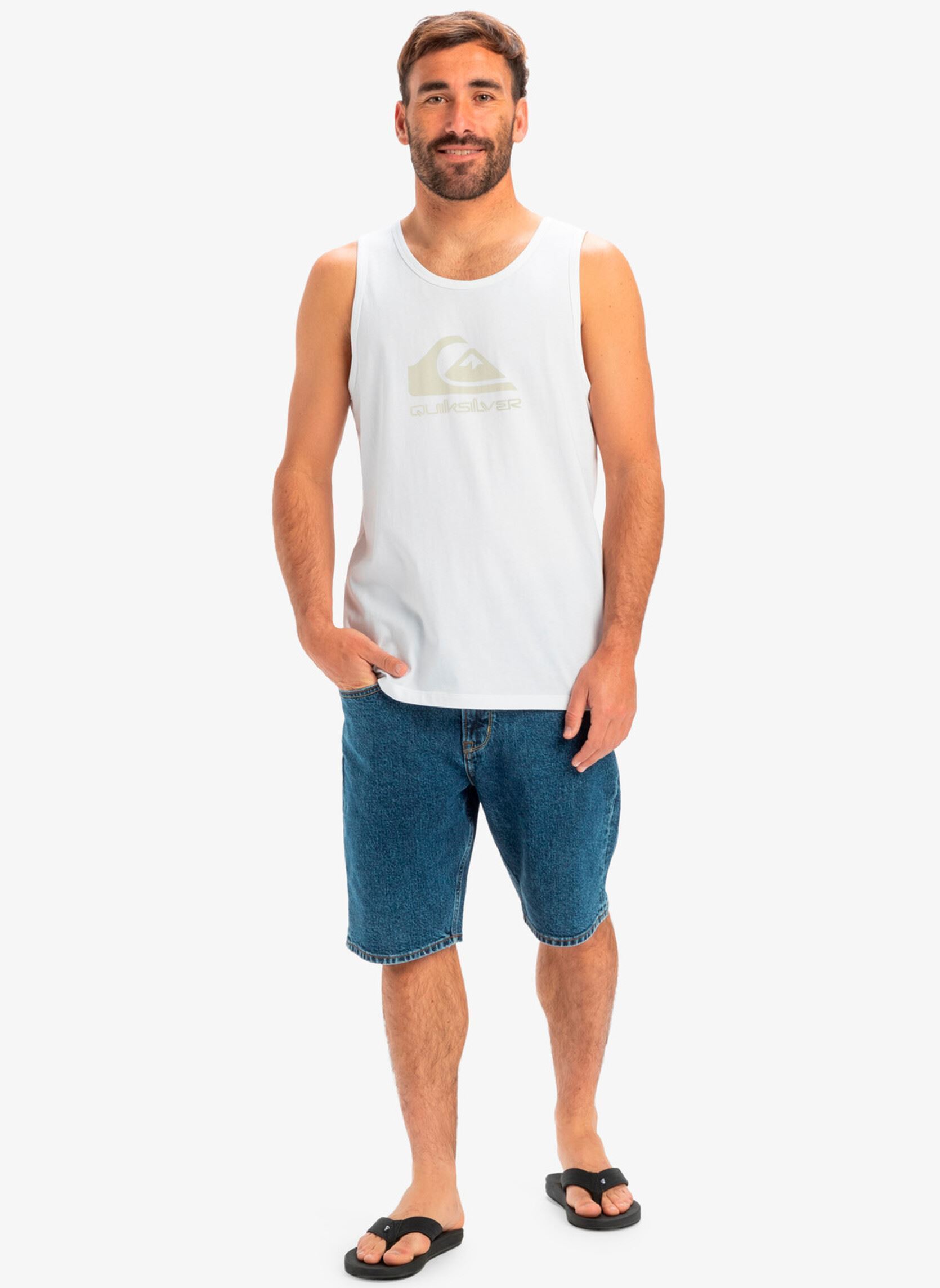Tanktops Ev Comp Logo Tank herren weiß Quiksilver Tanktops Ev Comp Logo Tank herren weiß White
