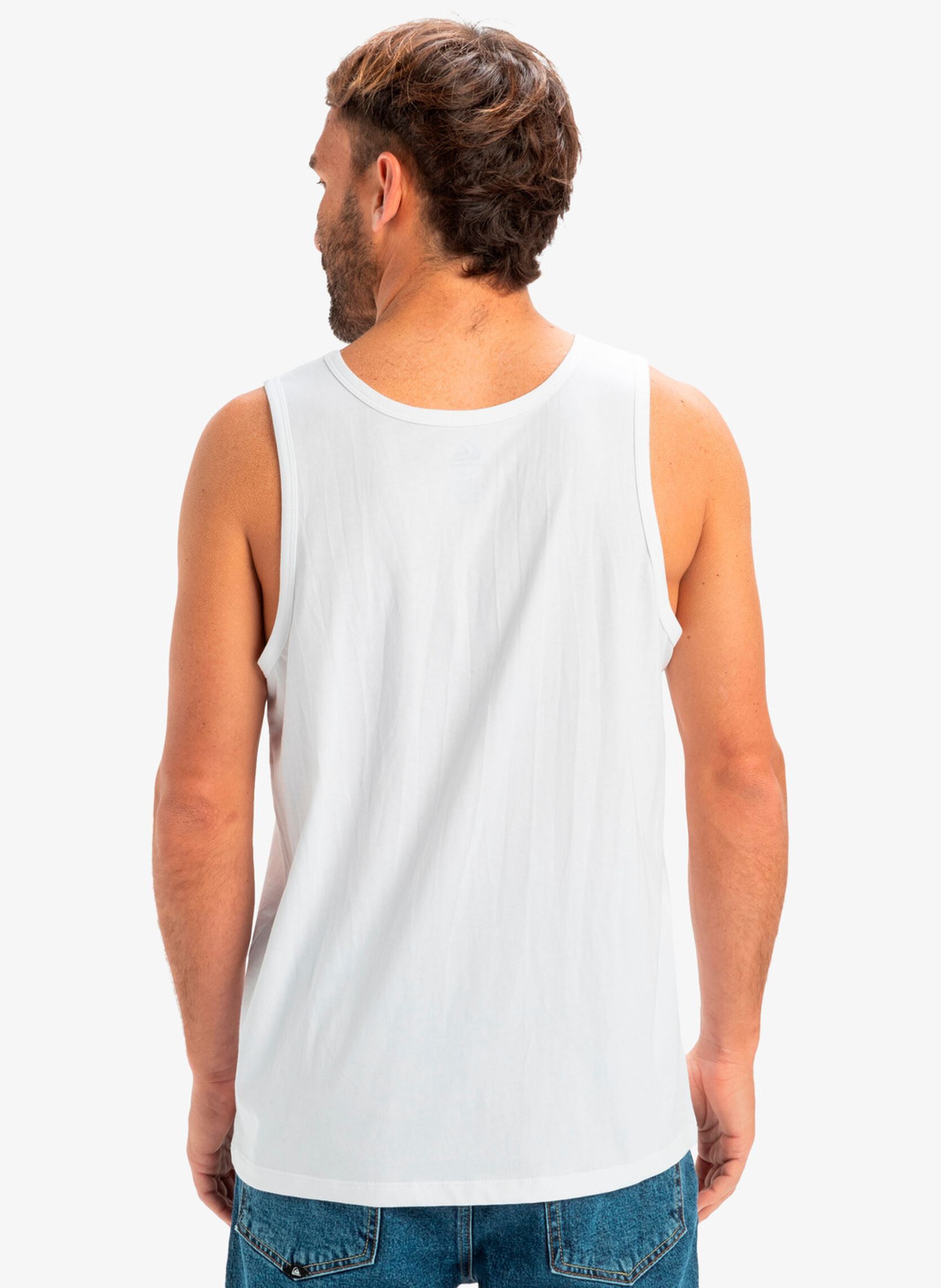 Tanktops Ev Comp Logo Tank herren weiß Quiksilver Tanktops Ev Comp Logo Tank herren weiß White