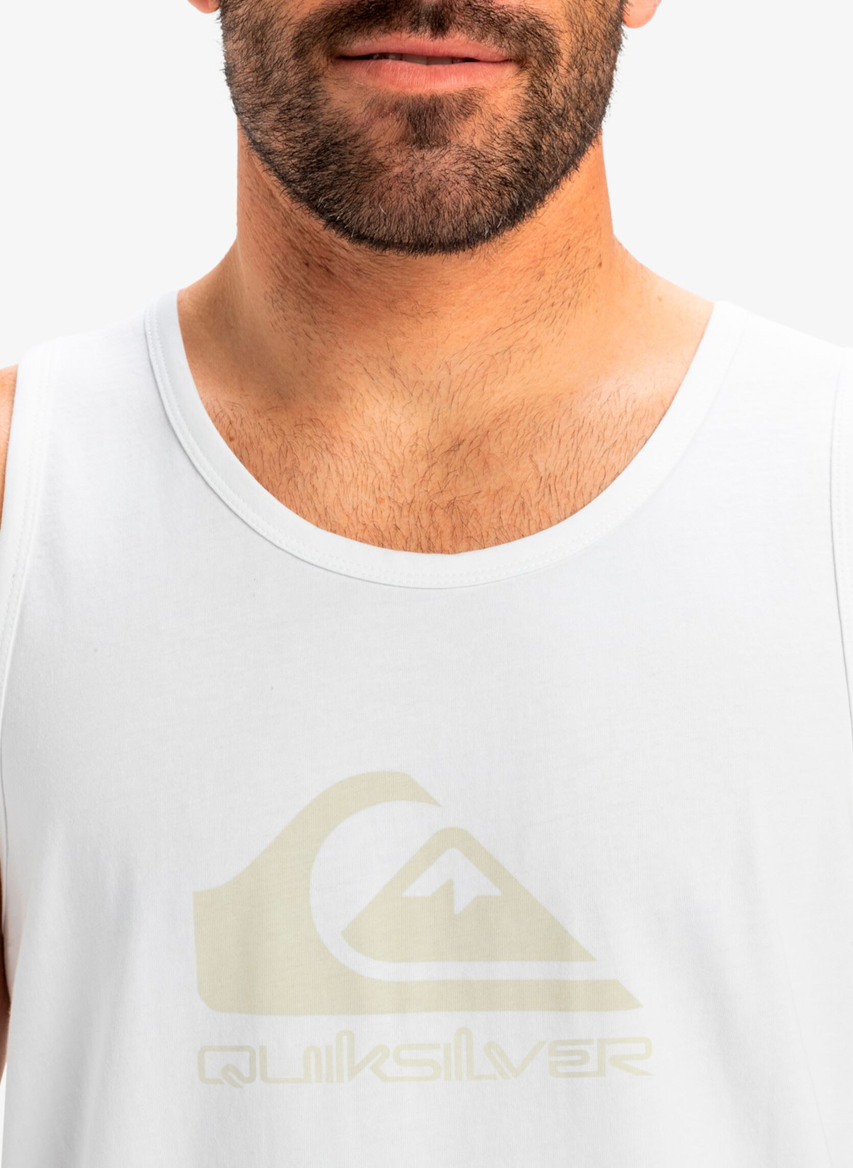 Tanktops Ev Comp Logo Tank herren weiß Quiksilver Tanktops Ev Comp Logo Tank herren weiß White