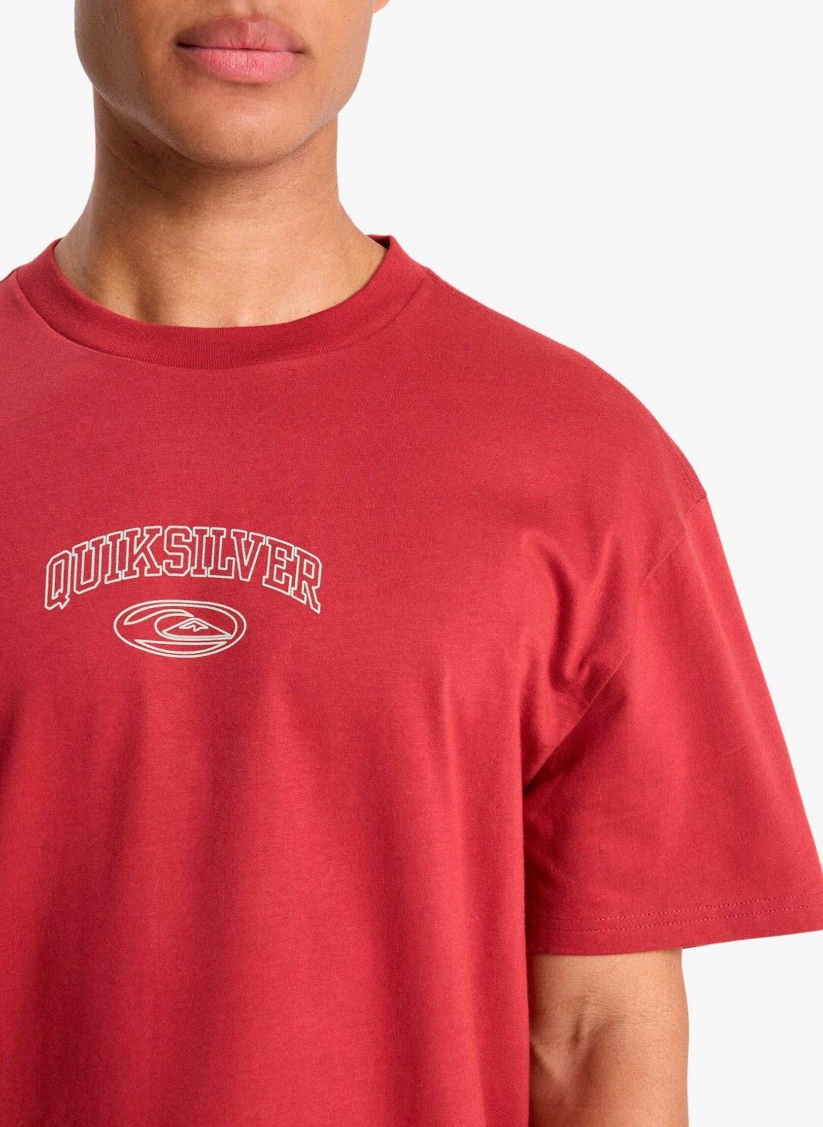 Tee-shirts Legacy Ss homme rouge Quiksilver Tee-shirts Legacy Ss homme rouge Burnt Russet