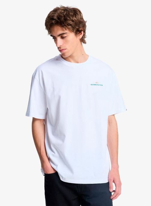 Quiksilver Tee-shirts manches courtes Upside Down Ss homme blanc
