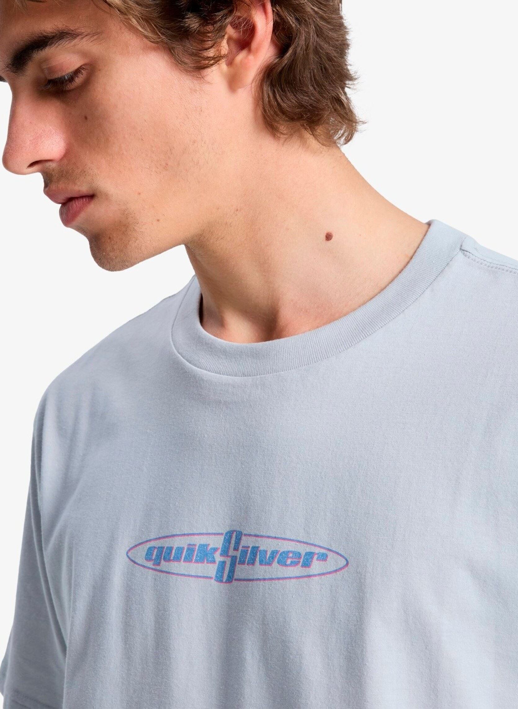 Tee-shirts manches courtes Ev Wild Worlds Ss homme gris Quiksilver Tee-shirts manches courtes Ev Wild Worlds Ss homme gris Micro Chip
