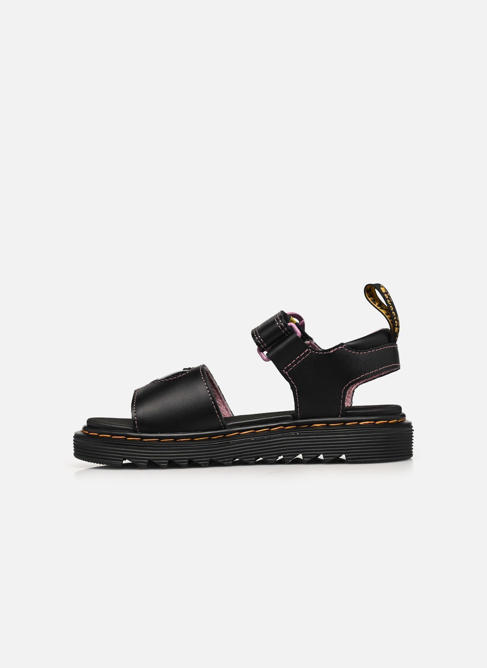 Sandalen Marlowe Hearts II J mädchen schwarz Dr. Martens Sandalen Marlowe Hearts II J mädchen schwarz BLACK LUCIDO NEBULA GLITTER