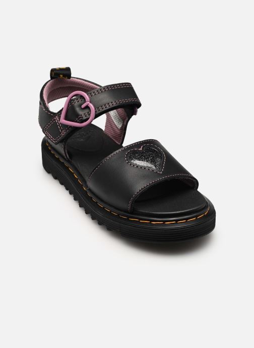 Dr. Martens Sandales Marlowe Hearts II J fille noir