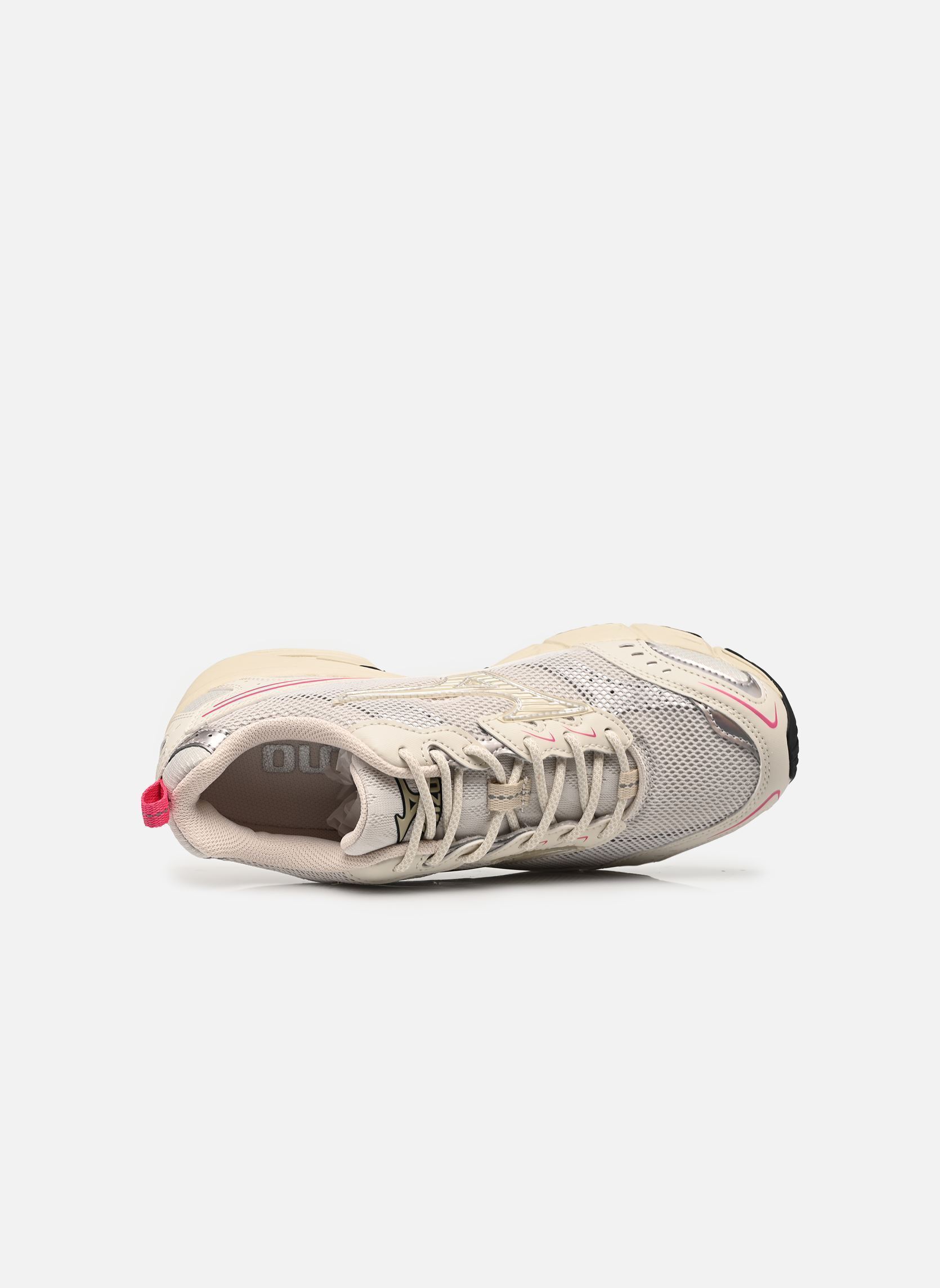 Baskets de sport MXR glitch femme beige Mizuno Baskets de sport MXR glitch femme beige silver birch/silver birch/fuch
