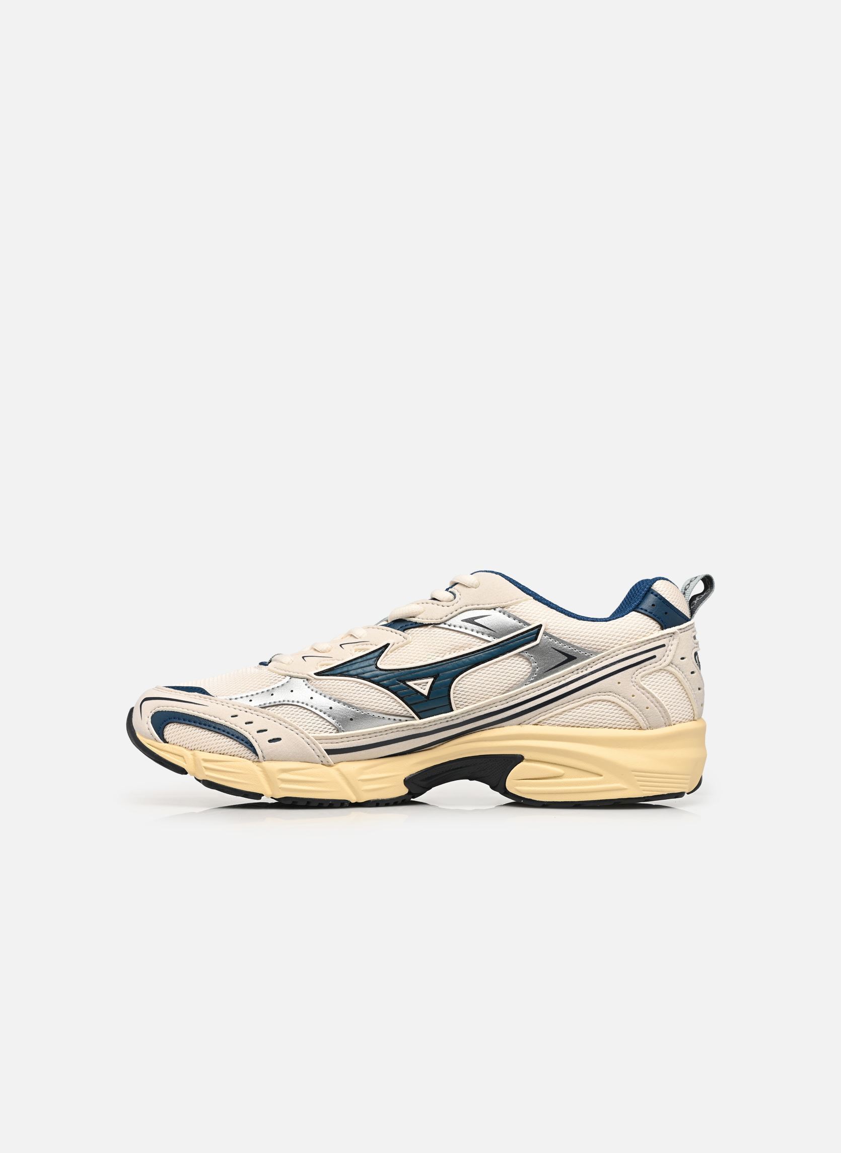 Hardloopschoenen MXR casual heren wit Mizuno Hardloopschoenen MXR casual heren wit pristine/sailor blue/silver bi