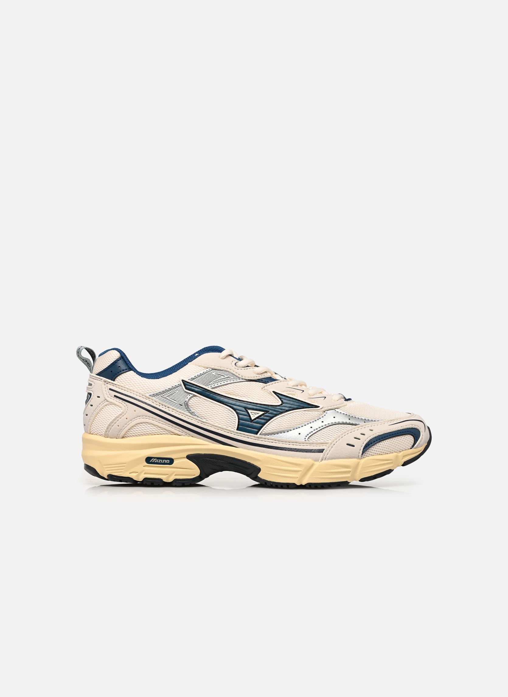 Hardloopschoenen MXR casual heren wit Mizuno Hardloopschoenen MXR casual heren wit pristine/sailor blue/silver bi