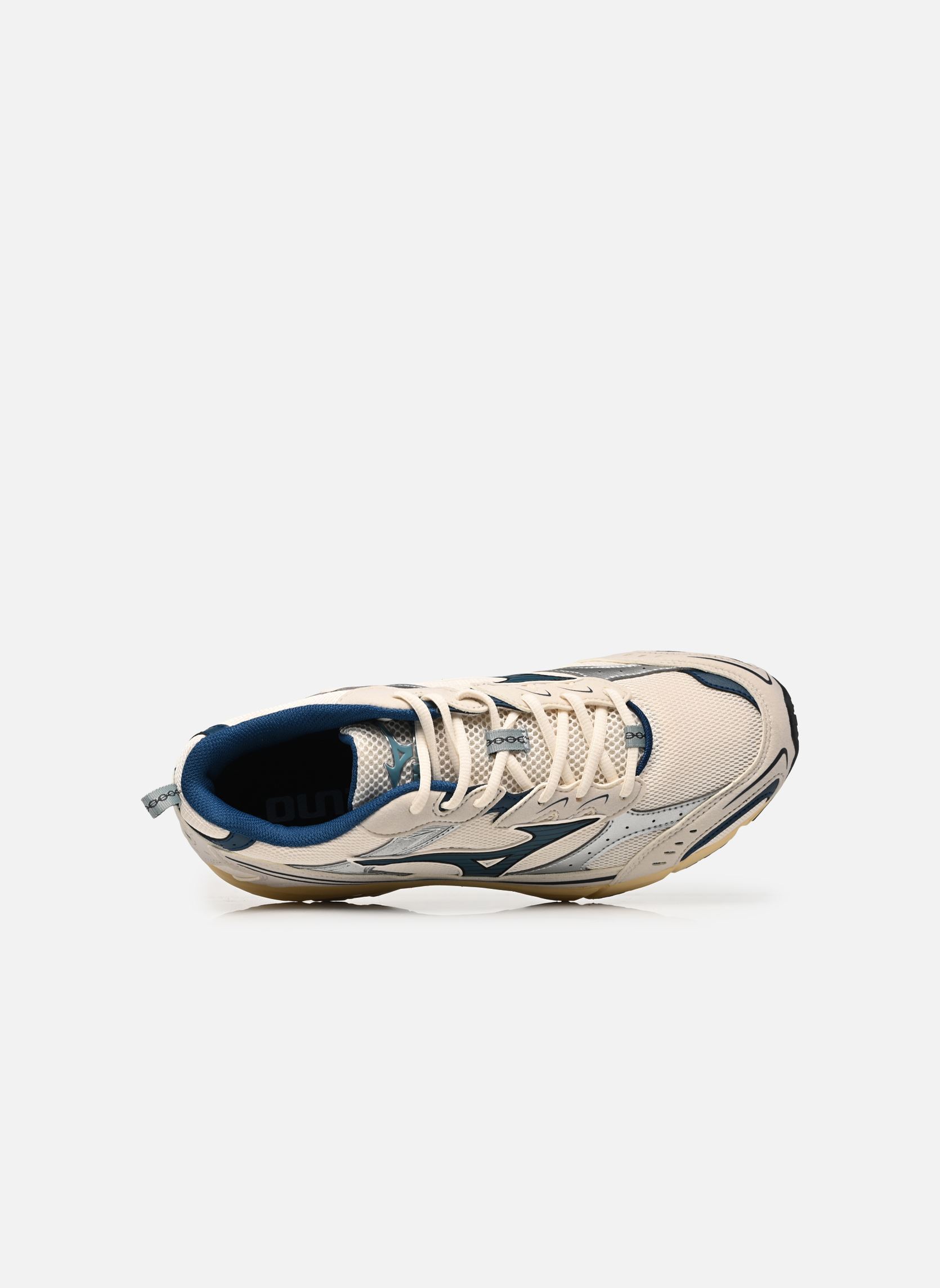 Hardloopschoenen MXR casual heren wit Mizuno Hardloopschoenen MXR casual heren wit pristine/sailor blue/silver bi