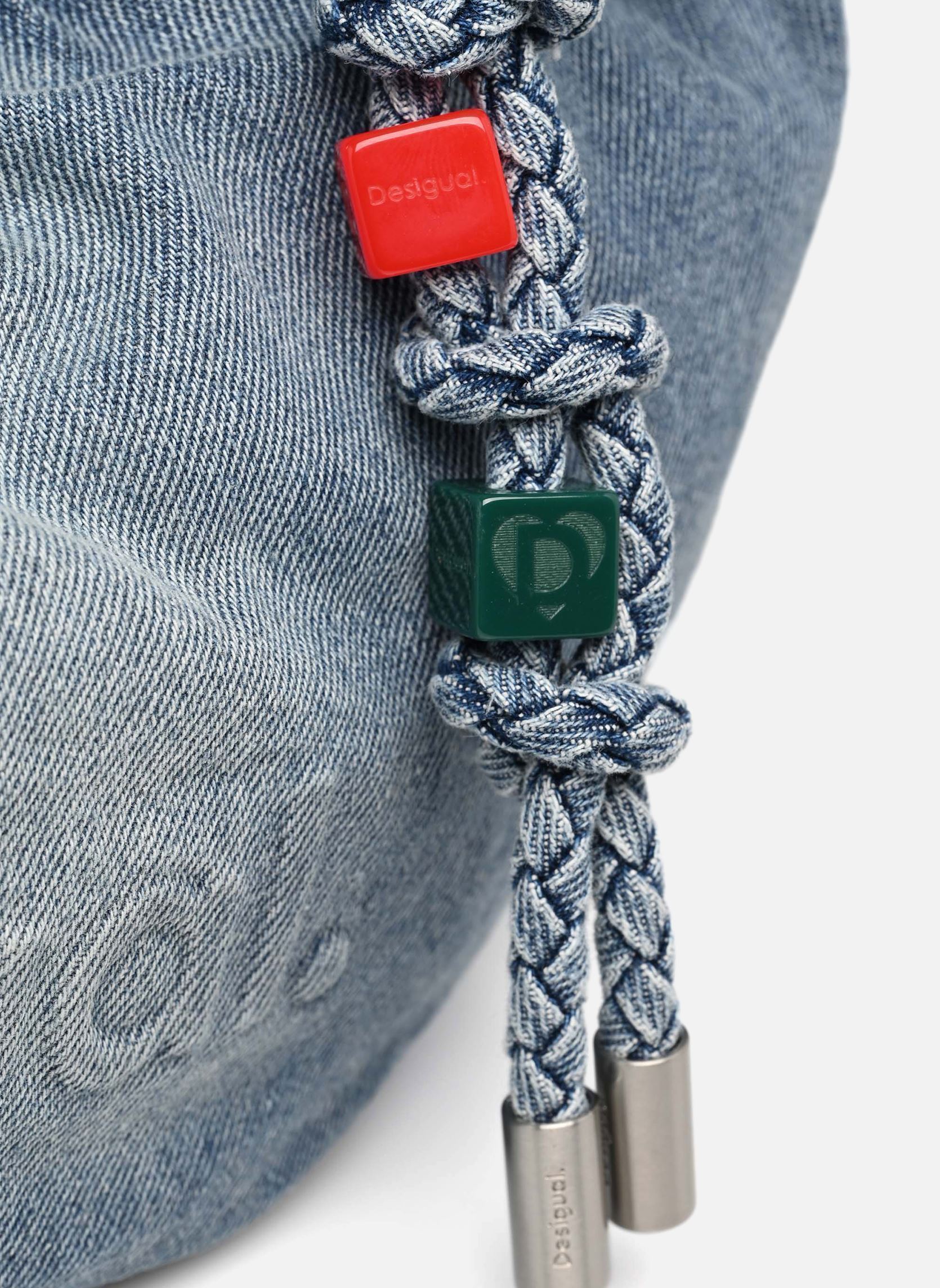 Sacs bandoulière Sacs Half Logo Denim W femme bleu Desigual Sacs bandoulière Sacs Half Logo Denim W femme bleu Blue
