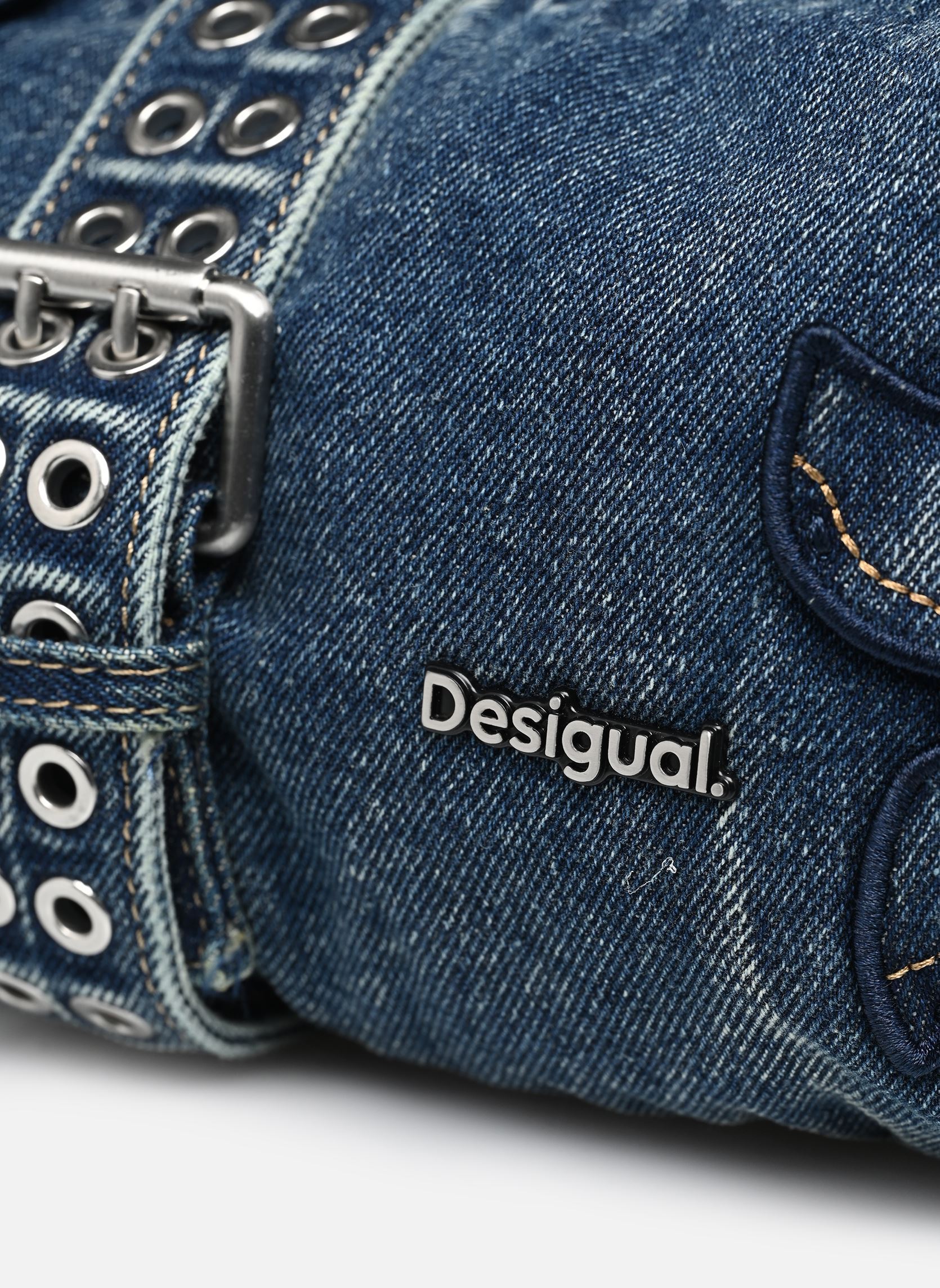 Sacs Sacs Curio Denim femme bleu Desigual Sacs Sacs Curio Denim femme bleu Blue