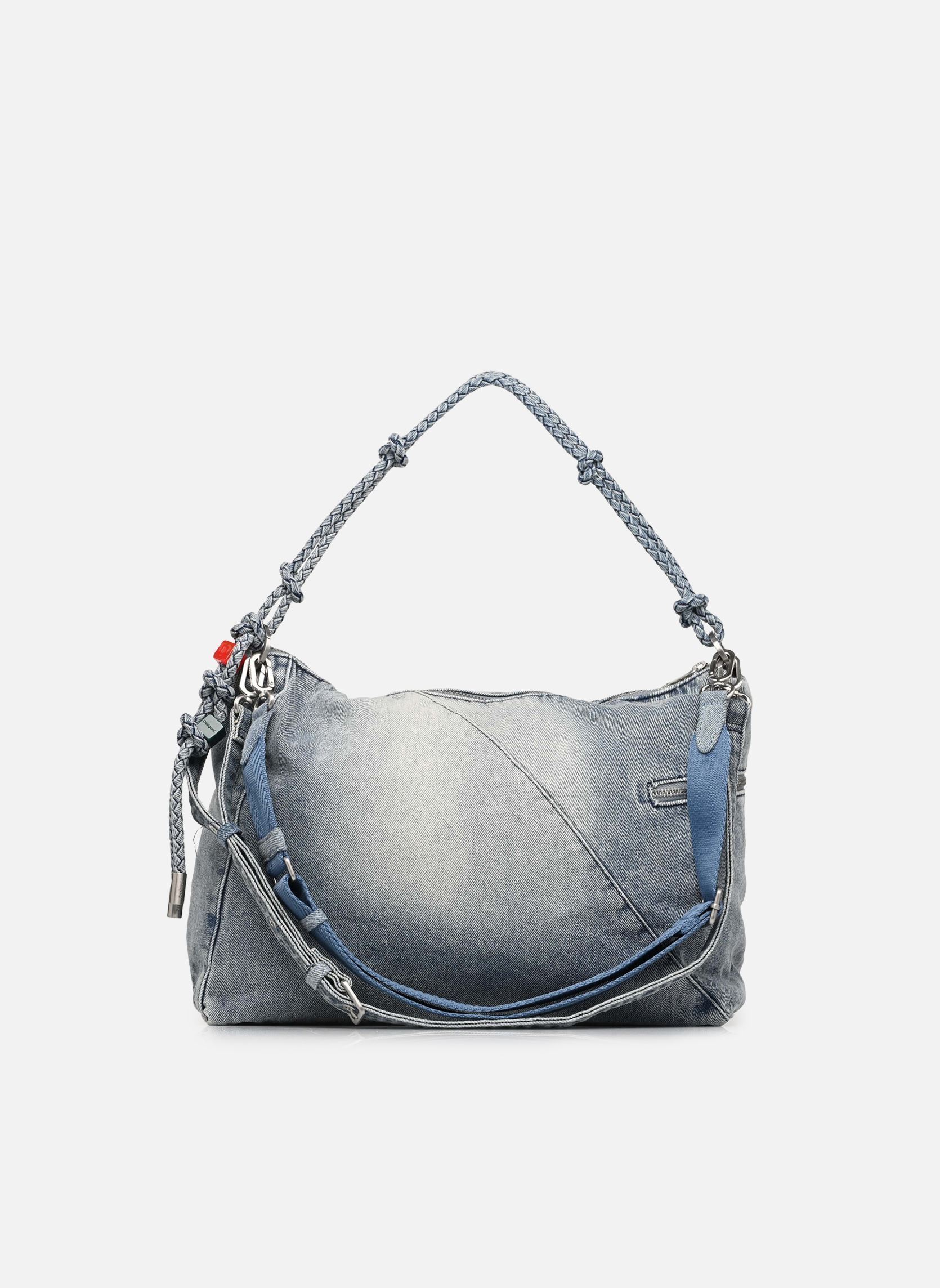 Sacs Sacs Half Logo Denim L femme bleu Desigual Sacs Sacs Half Logo Denim L femme bleu Blue