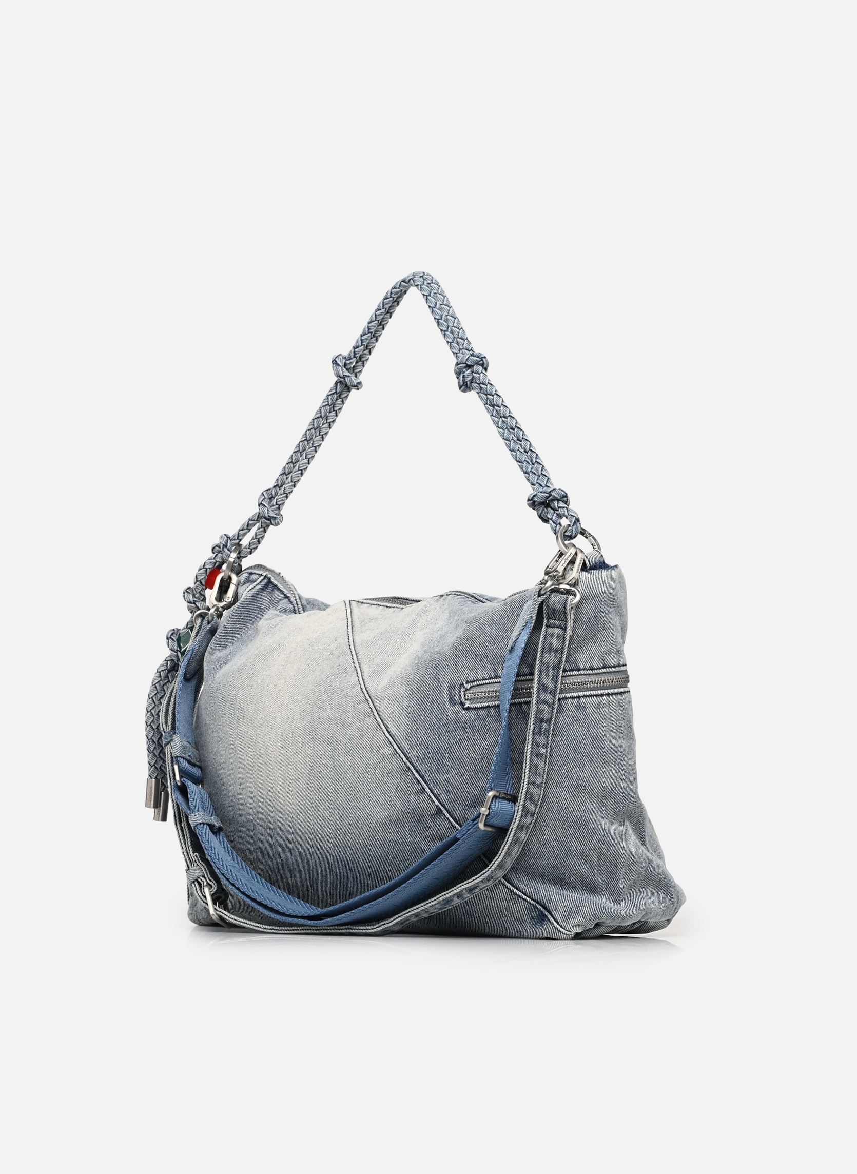 Sacs Sacs Half Logo Denim L femme bleu Desigual Sacs Sacs Half Logo Denim L femme bleu Blue