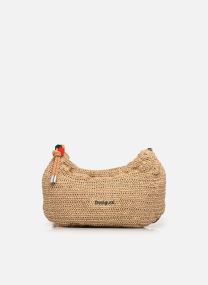 Sacs bandoulière Sacs Half Logo Raffia Wa femme beige Desigual Sacs bandoulière Sacs Half Logo Raffia Wa femme beige White