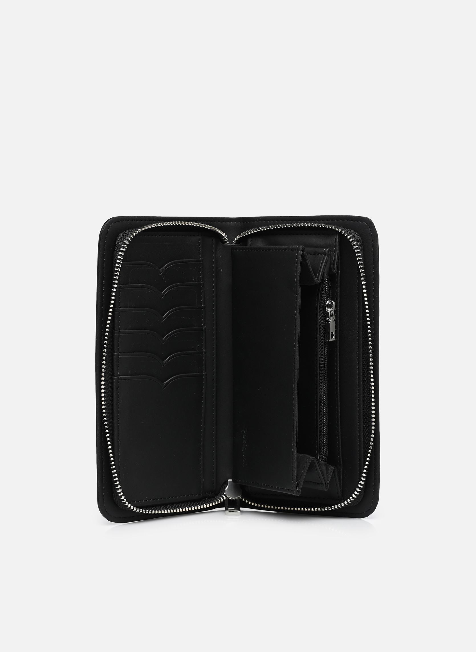 Portemonnees Portefeuilles Sierra Black Fiona dames zwart Desigual Portemonnees Portefeuilles Sierra Black Fiona dames zwart Black
