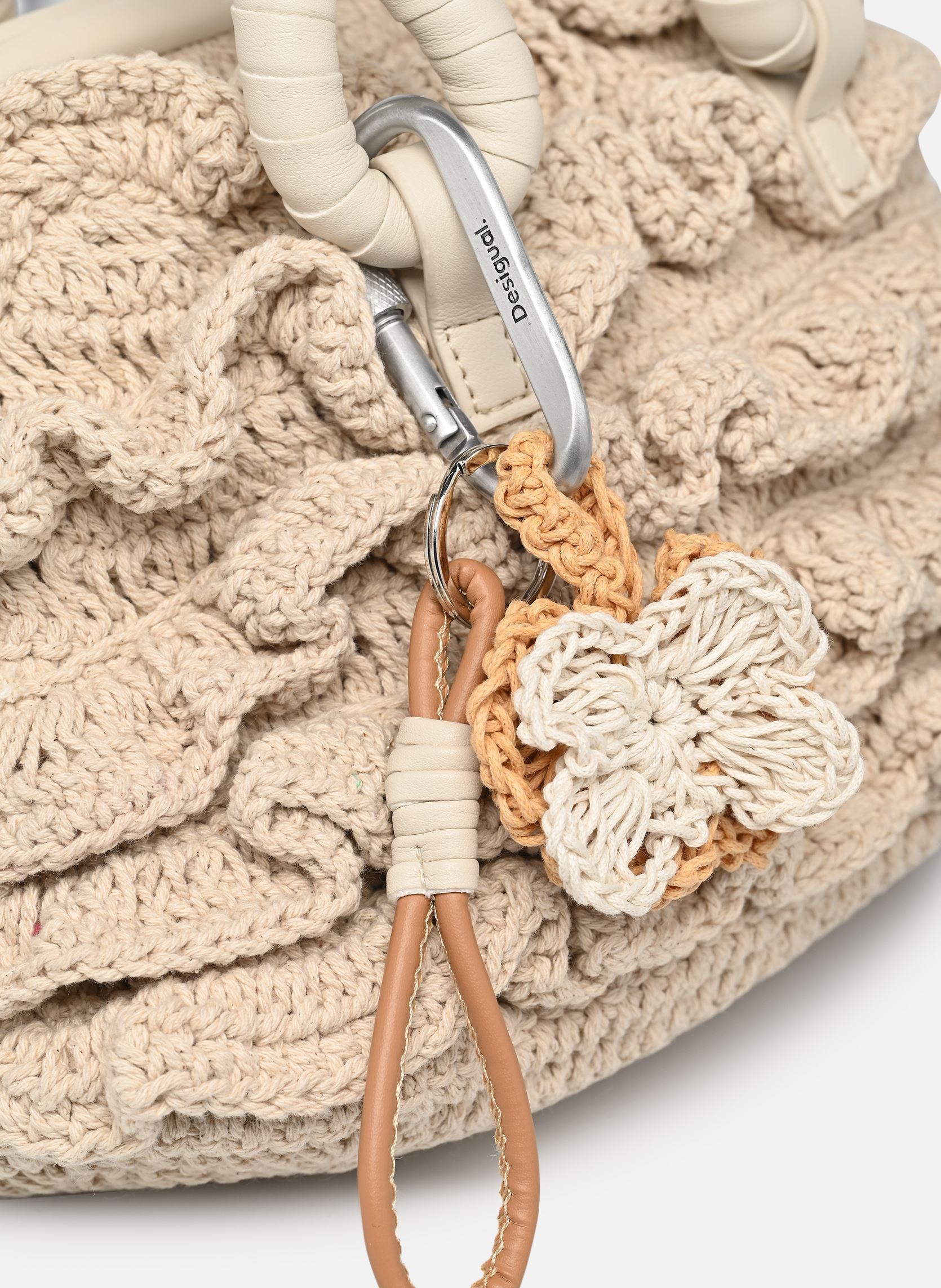 Handtassen Sacs Crochet Waves Mini dames wit Desigual Handtassen Sacs Crochet Waves Mini dames wit White