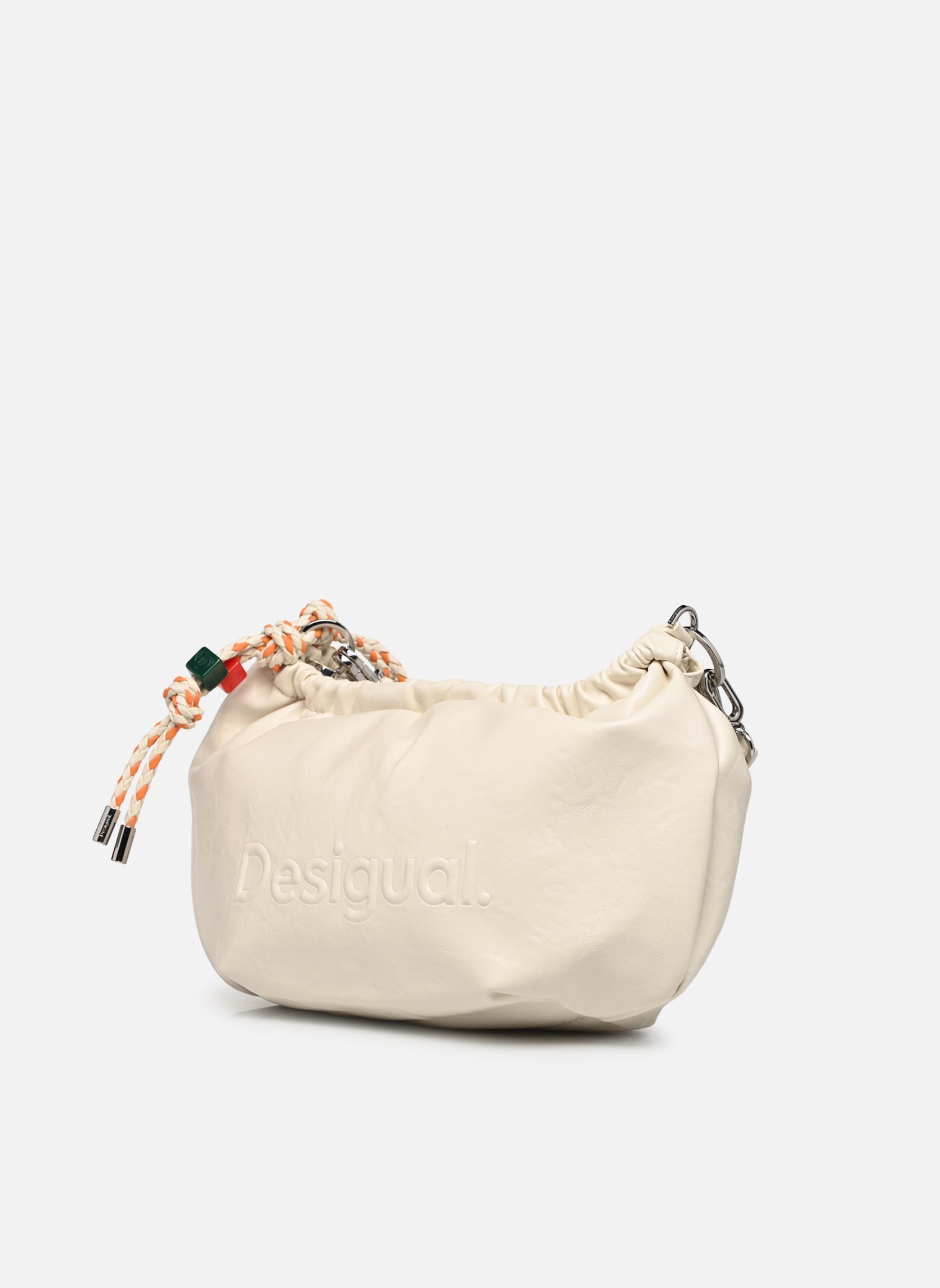 Sacs bandoulière Sacs Half Logo Waver femme blanc Desigual Sacs bandoulière Sacs Half Logo Waver femme blanc White