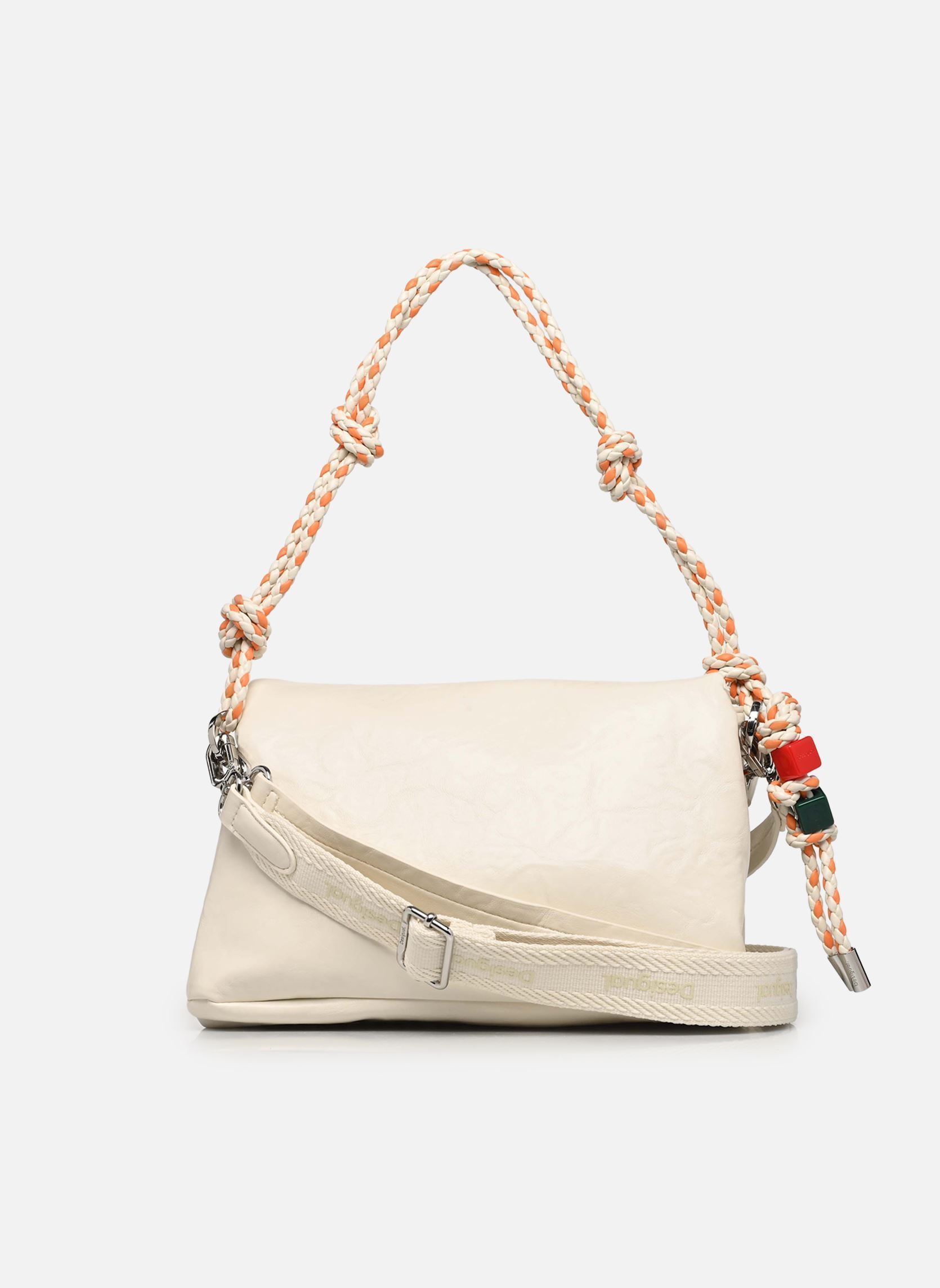 Sacs bandoulière Sacs Half Logo Venec femme blanc Desigual Sacs bandoulière Sacs Half Logo Venec femme blanc White